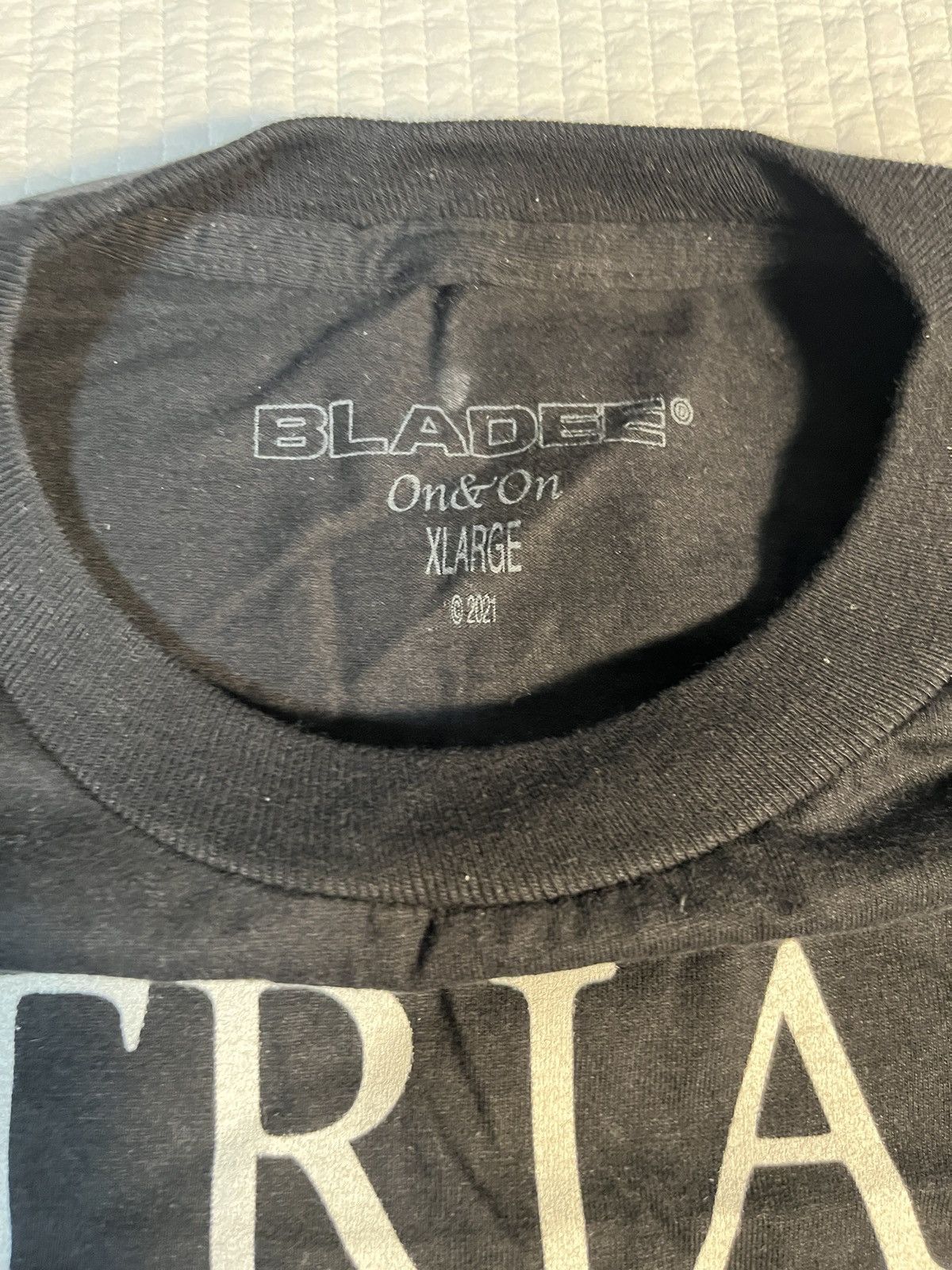 Drain Gang Bladee Trial Sentence Tee Black Size US XL / EU 56 / 4 - 6 Thumbnail