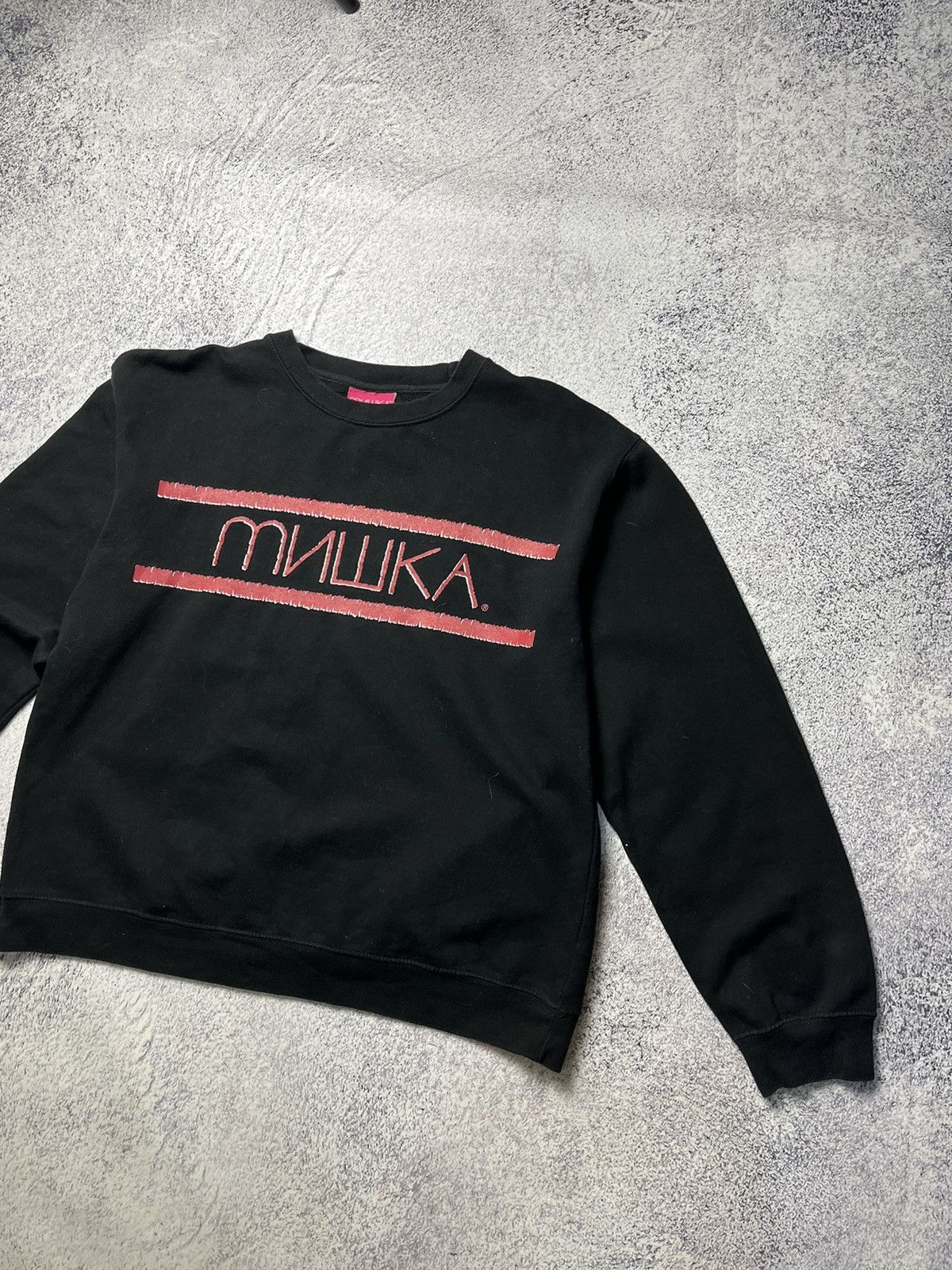Other Men's Vintage Overprint Logo Mishka Mишка Sweatshirt Size US L / EU 52-54 / 3 - 4 Thumbnail