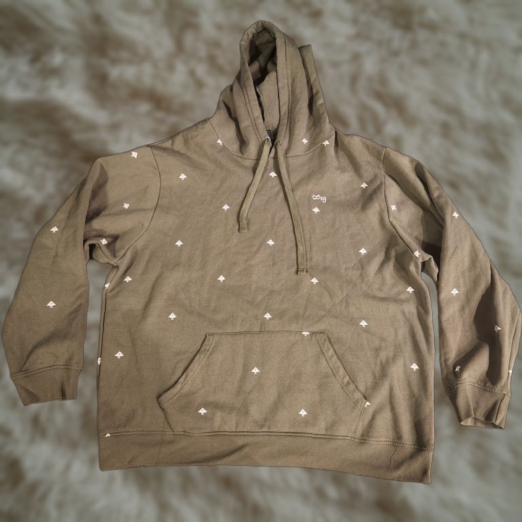 Roots LRG Roots Hoodie Sweatshirt Unisex Adults 3XL Gray Long Sleeve Graphic Print Pullover, Big & Tall, Green AOP Trees, Pre-owned Good Size US XXL / EU 58 / 5 - 1 Thumbnail