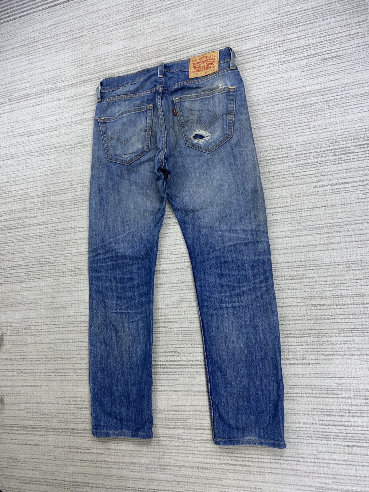 Levi's Vintage Levi’s 502 Distressed Slim Fit Denim Pants Size US 30 / EU 46 - 6 Thumbnail