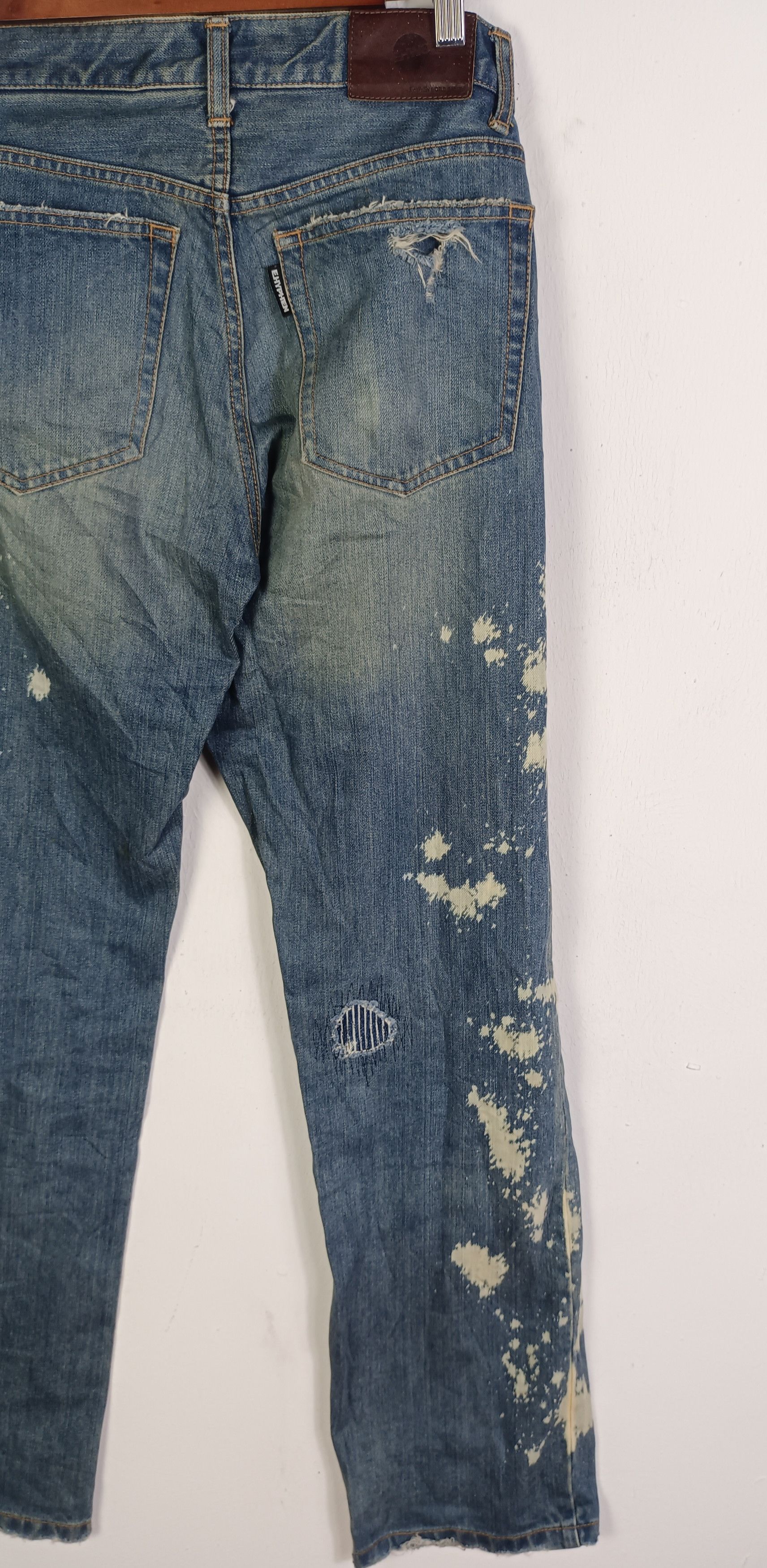 Japanese Brand × Jean × Vintage Vintage💥 Ehyphen World Gallery Mens Distressed Jeans Size US 30 / EU 46 - 6 Thumbnail