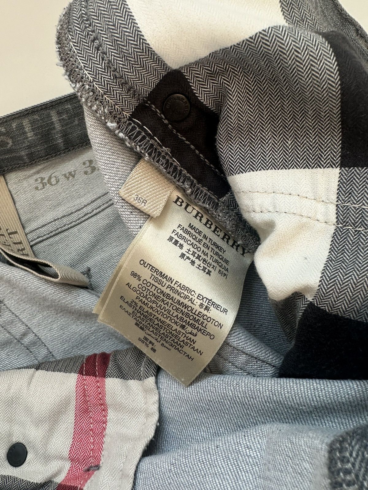 Burberry Burberry Brit Denim Jeans Pants Size US 36 / EU 52 - 9 Thumbnail
