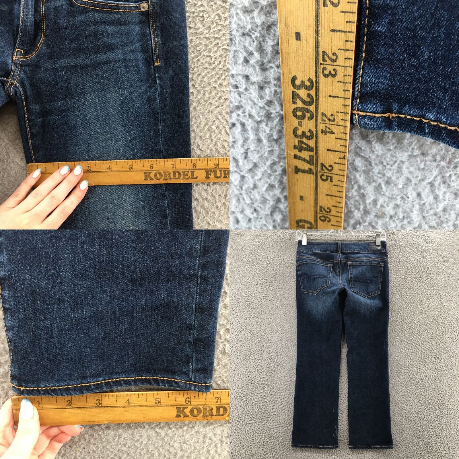 American Eagle Outfitters American Eagle Outfitters Artist Crop Jeans Womens Regular 2R Blue Denim Size 26" / US 2 / IT 38 - 8 Thumbnail