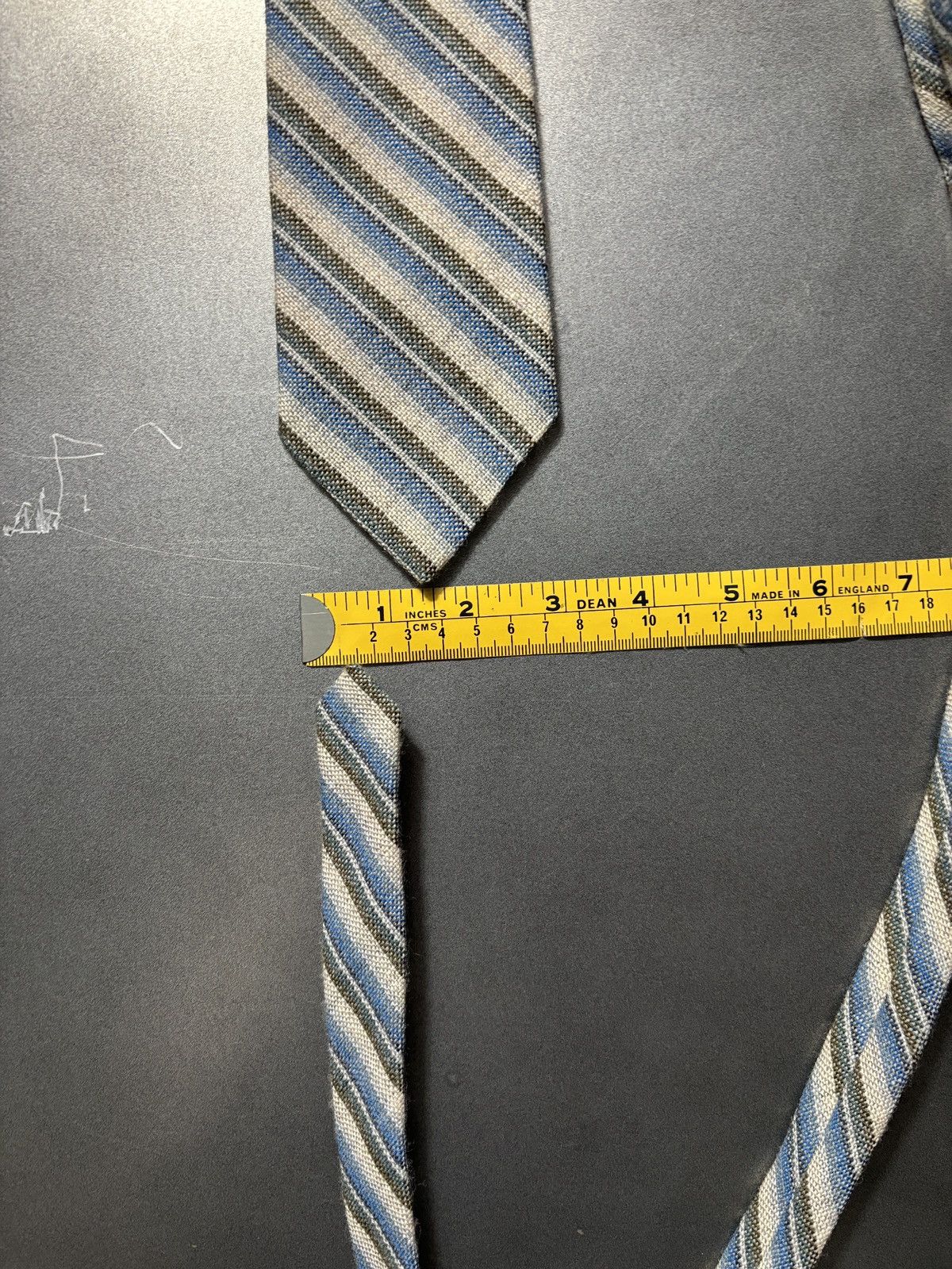 Vintage Vintage Necktie Striped Wool Pattern Stripe Neck Tie 70s 80s Size ONE SIZE - 9 Thumbnail