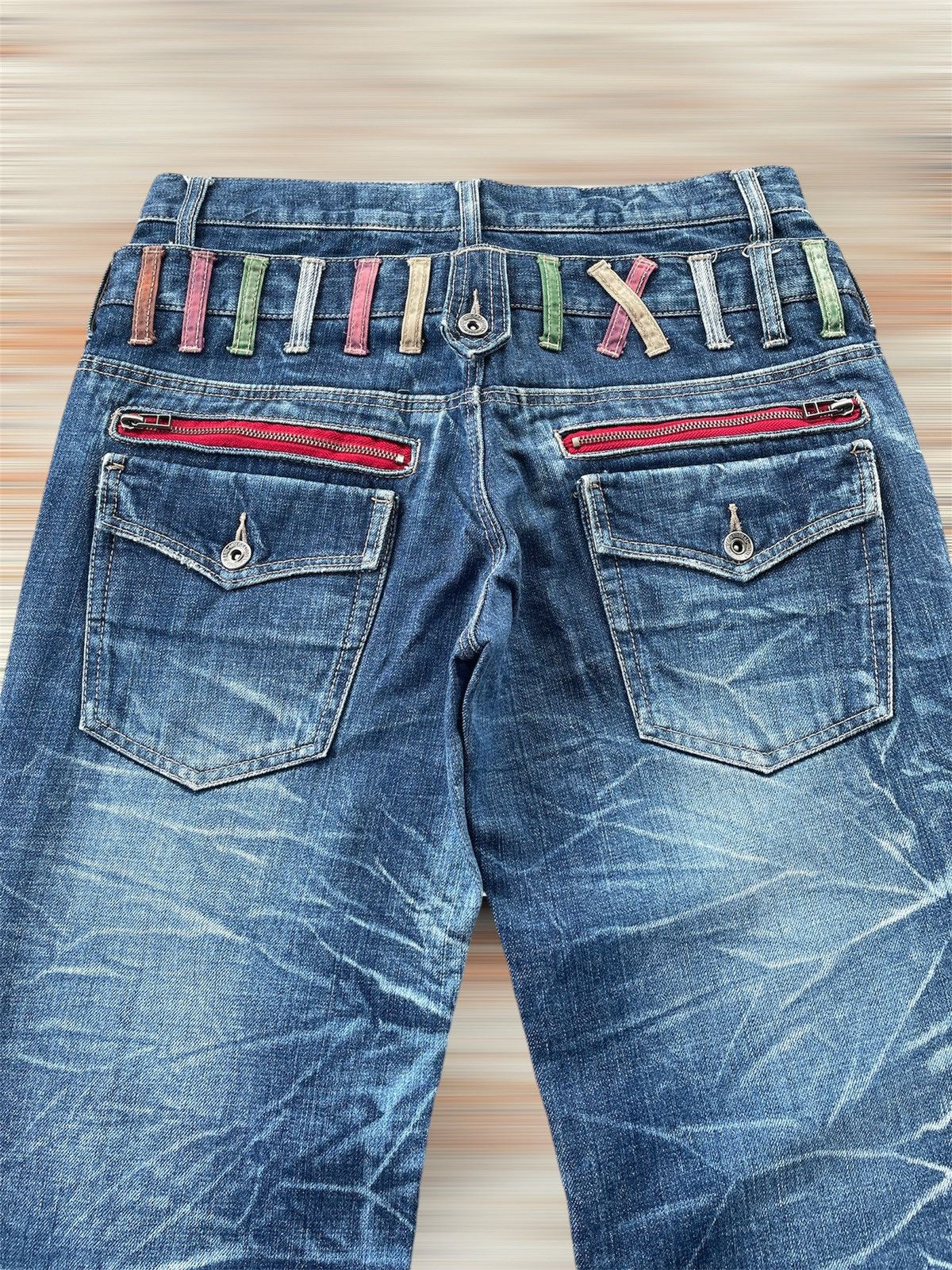 Japanese Brand ANTFUI DOUBLE WAIST JEANS Size US 31 - 6 Thumbnail