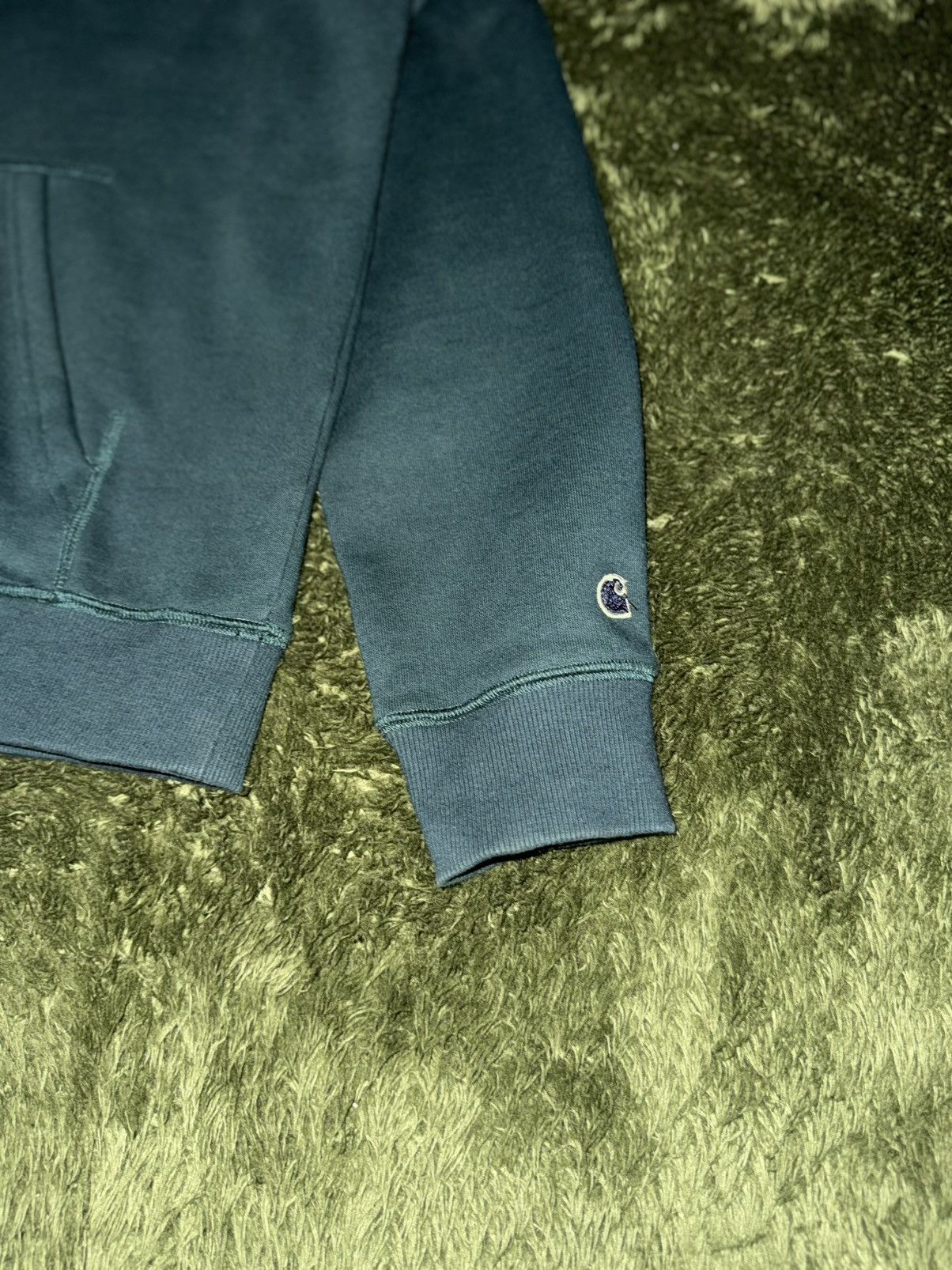 Carhartt Wip [L] Carhartt WIP Arch Fleece Logo Hoodie Green Size US L / EU 52-54 / 3 - 6 Thumbnail