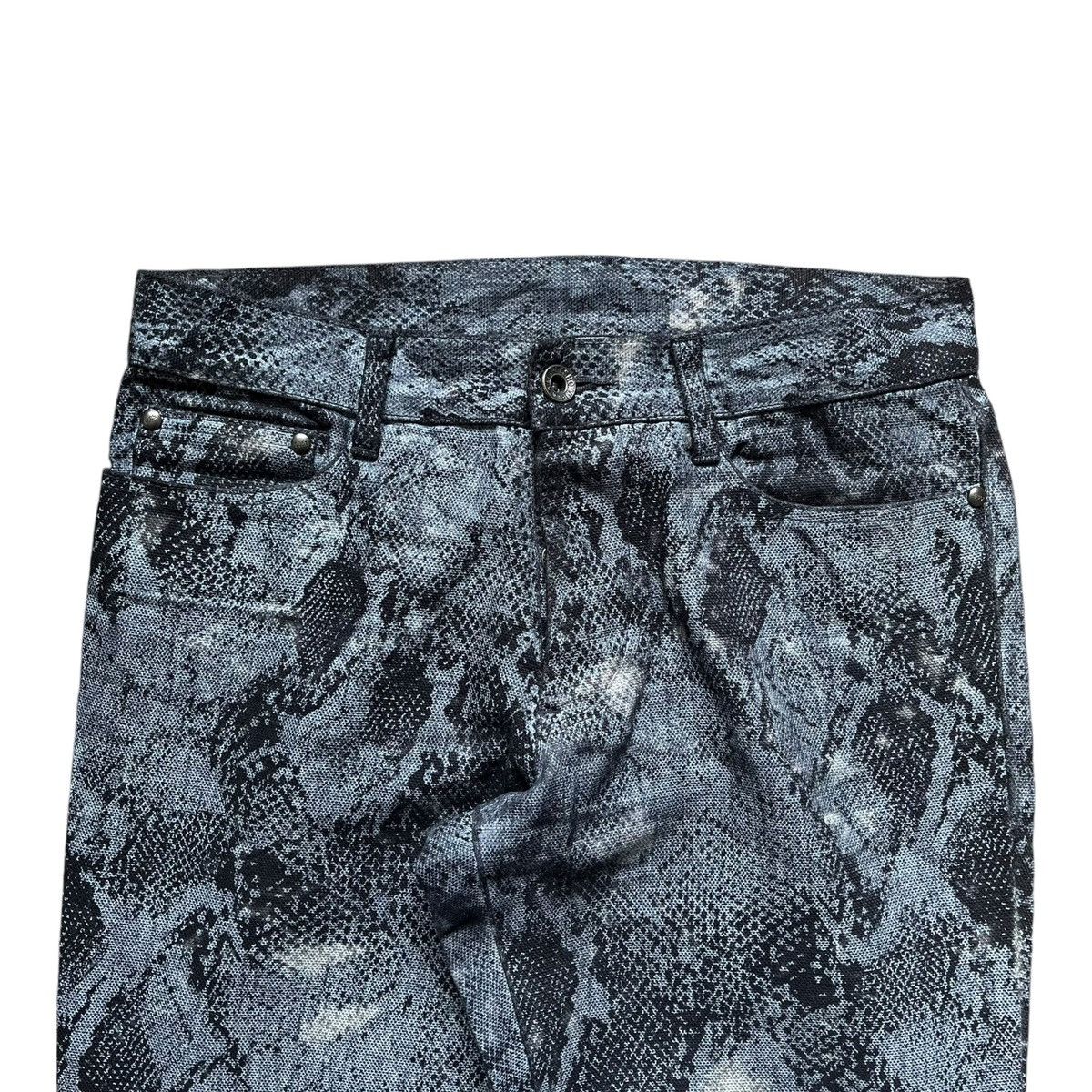 14th Addiction × 5351 POUR LES HOMMES × Japanese Brand 5351 Pourles Hommes Printed Snake skin Pants Size US 28 / EU 44 - 5 Thumbnail