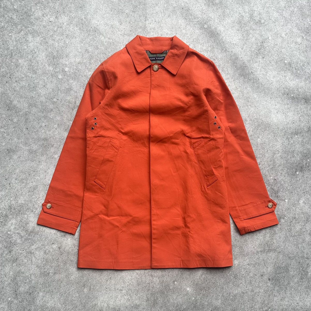 Polo Ralph Lauren × Ralph Lauren × Vintage 90s Vintage Ralph Lauren Raincoat Size US M / EU 48-50 / 2 - 1 Thumbnail