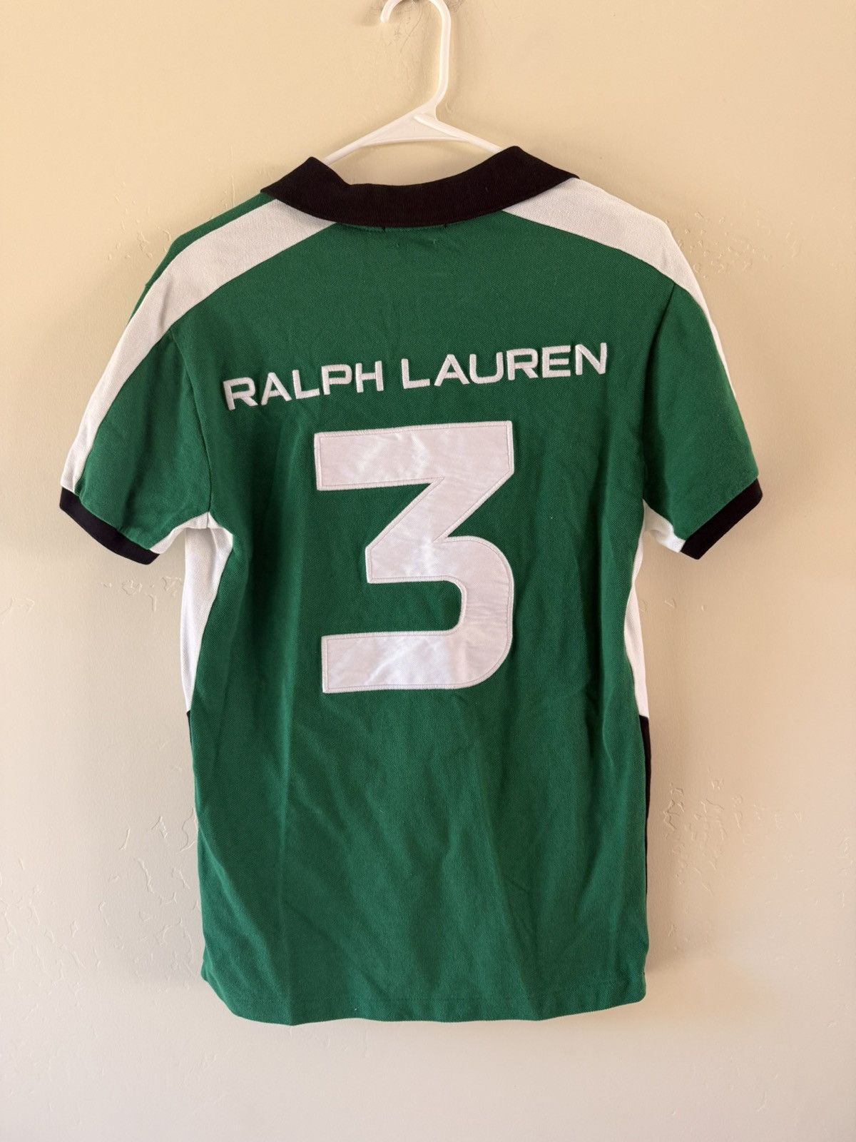 Polo Ralph Lauren Vintage Green USA Polo Short Sleeve Size US S / EU 44-46 / 1 - 3 Thumbnail