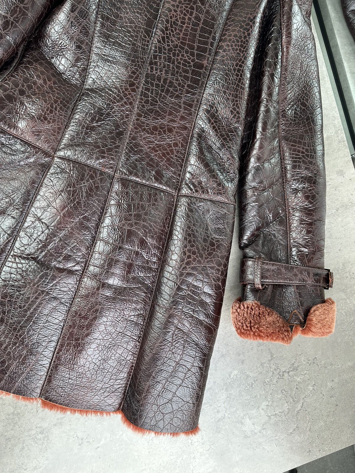 Japanese Brand Vintage Sheepskin Coat Size S / US 4 / IT 40 - 12 Thumbnail
