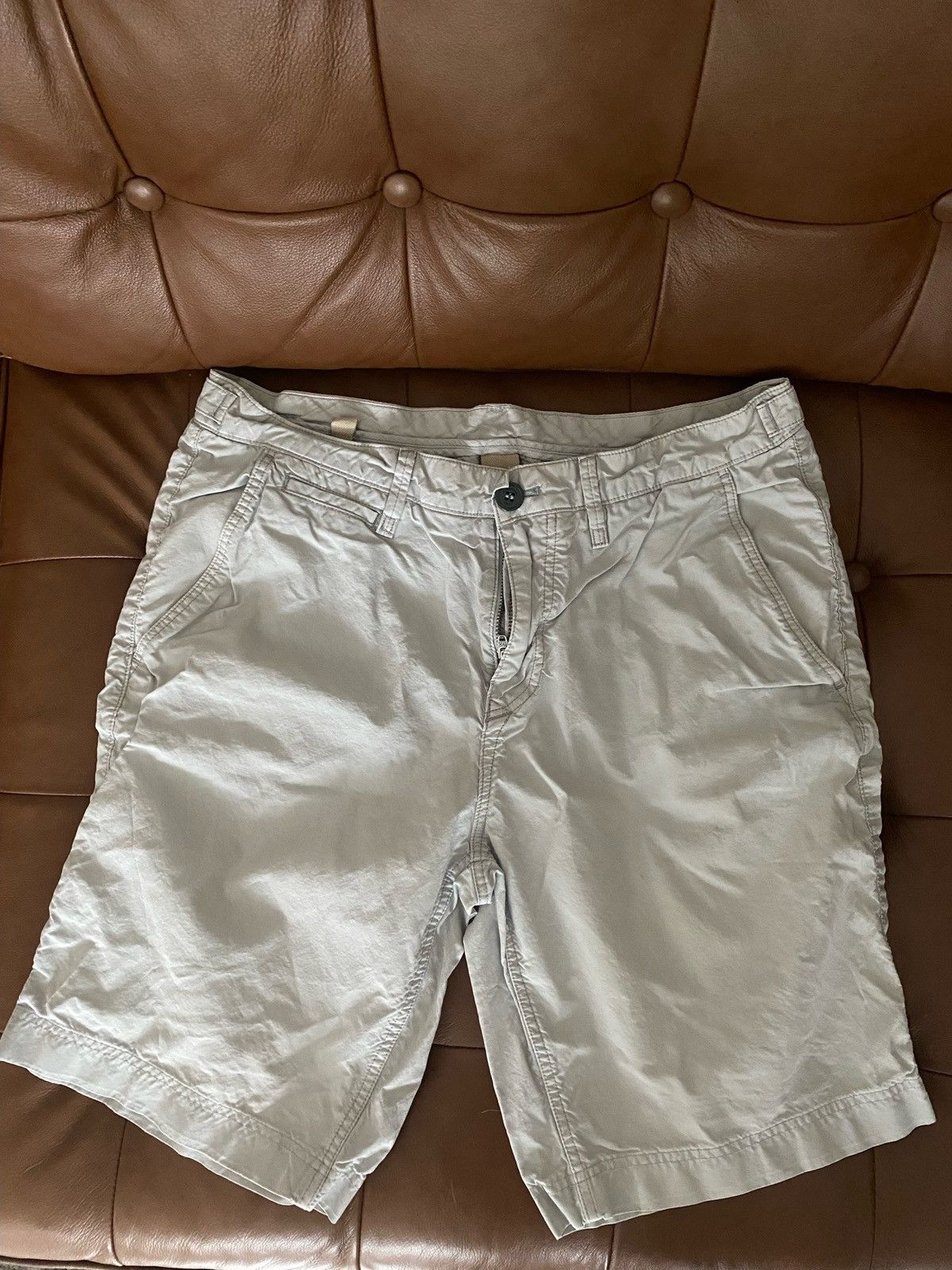 image of Burberry Shorts - Size Small in Blue, Men's