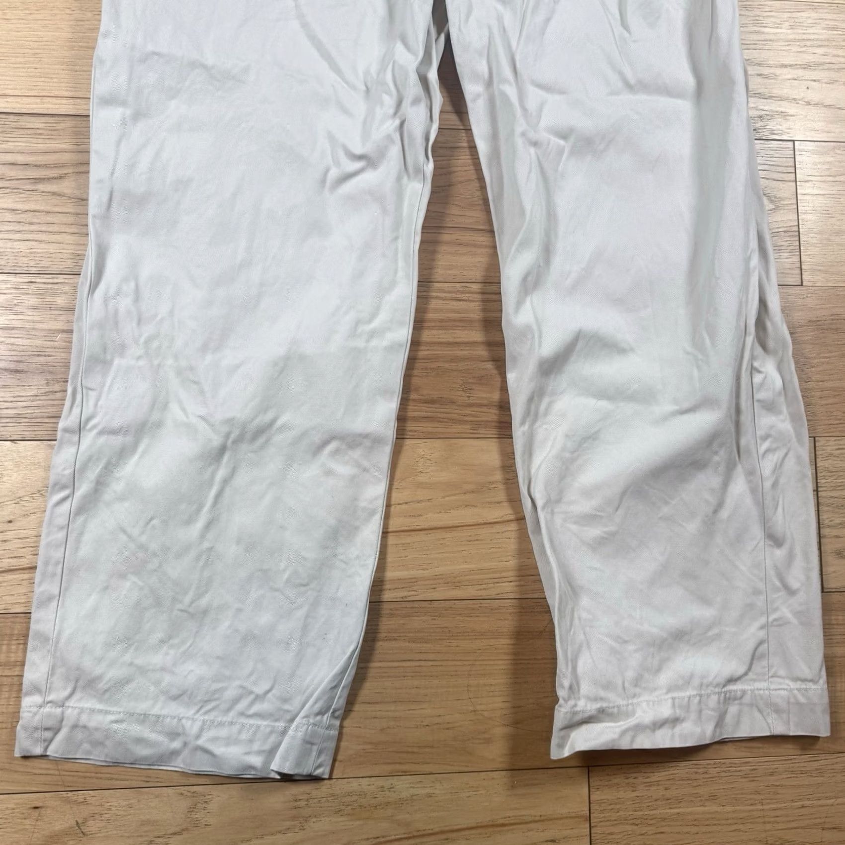 Polo Ralph Lauren VINTAGE Polo Ralph Lauren Pants Dress Mens 34x29 Ivory Linen Straight Chino 34 Mens Size US S / EU 44-46 / 1 - 2 Thumbnail