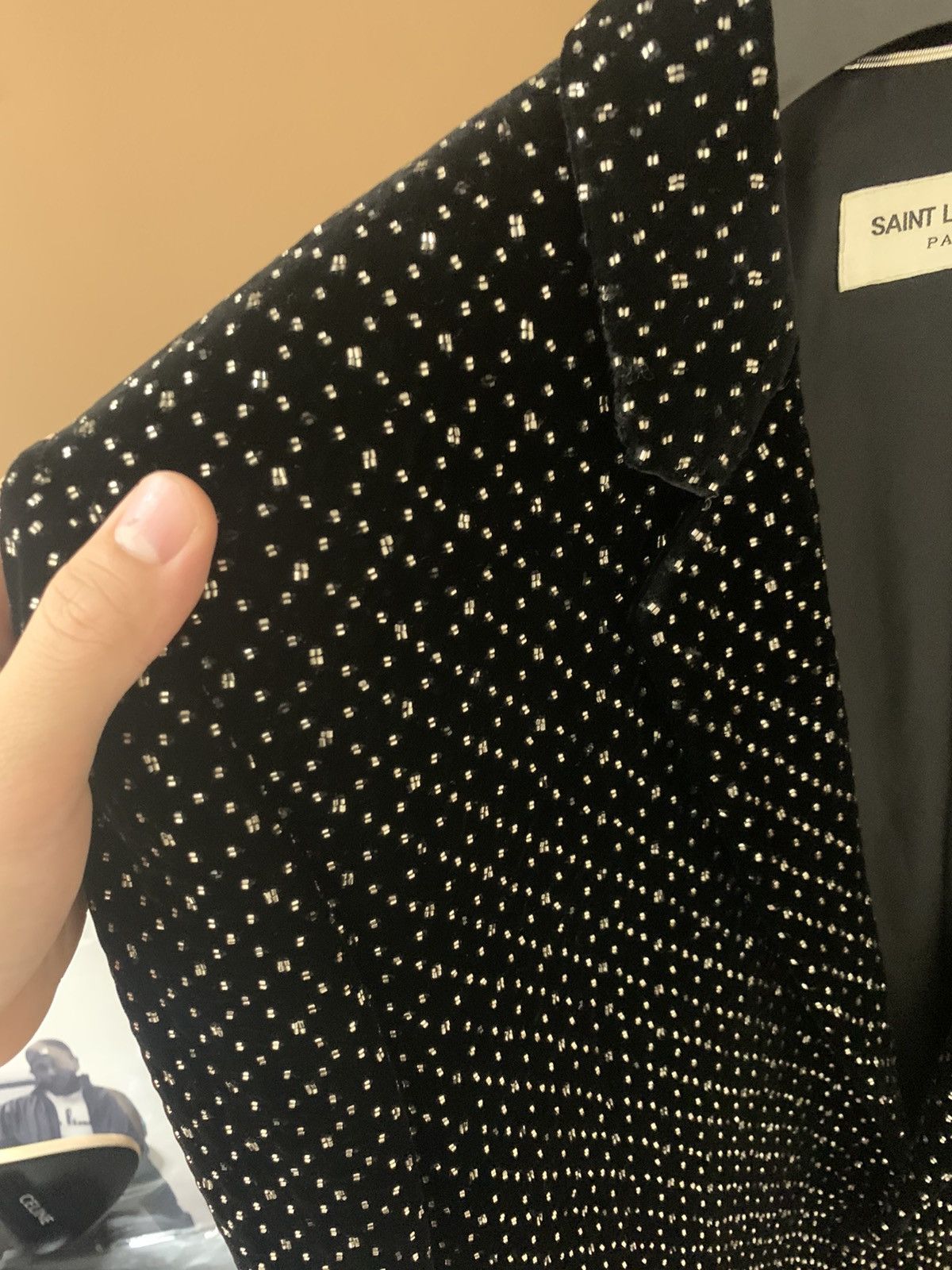 Saint Laurent Paris Saint Laurent 2020FW Stud- Embellished blazer Size US M / EU 48-50 / 2 - 4 Thumbnail