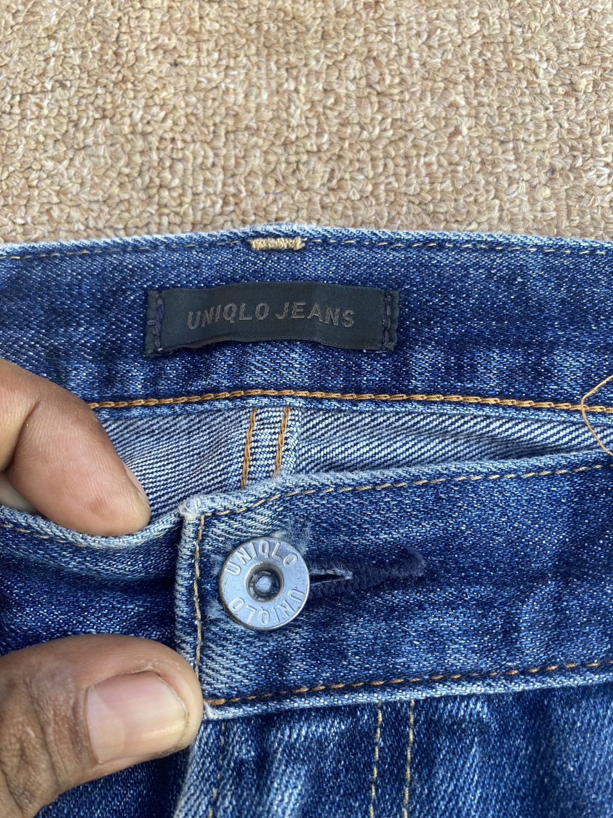 Jun Takahashi × Uniqlo Vintage uniqlo regular cut denim Size US 35 - 11 Thumbnail