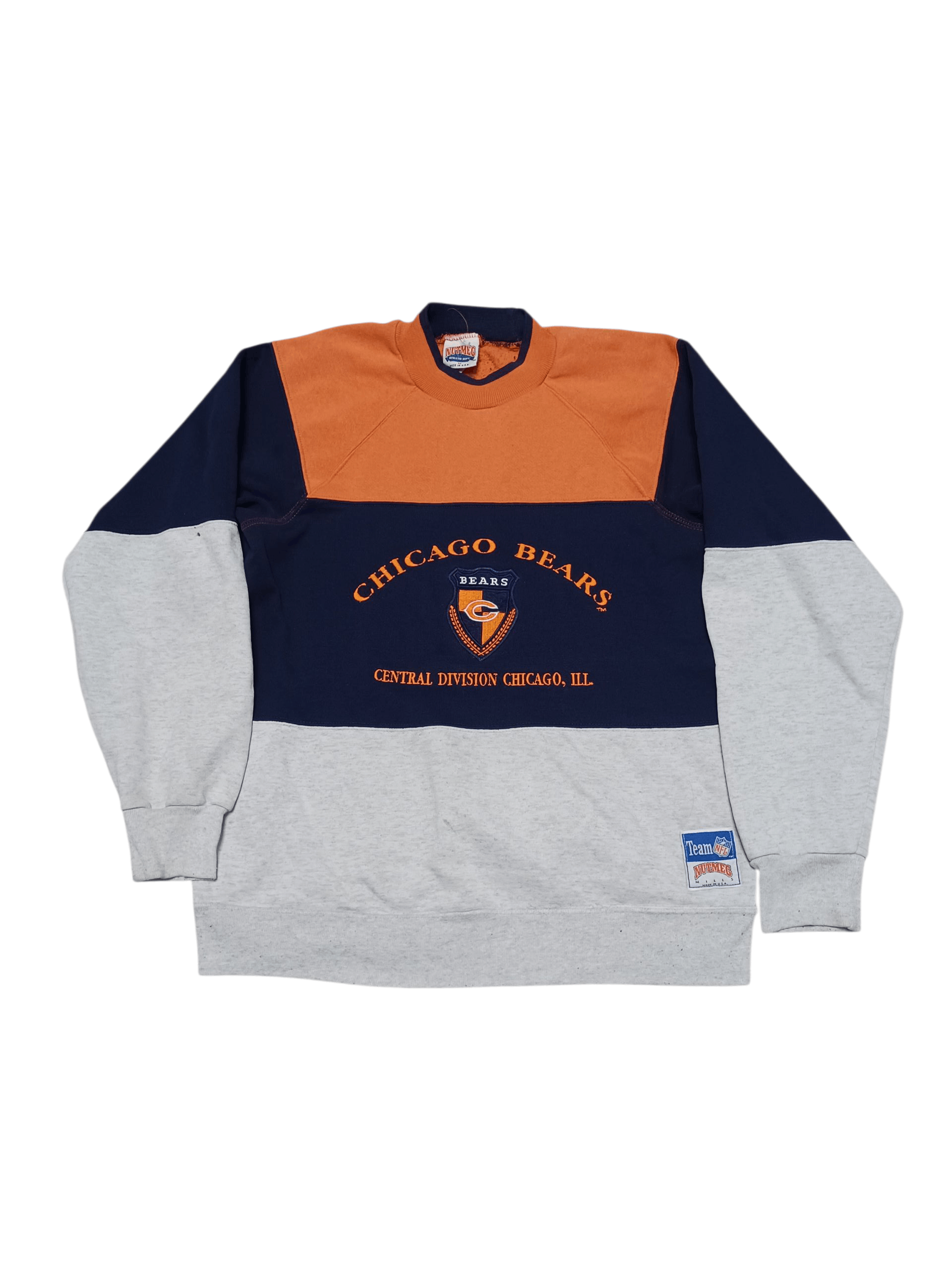 Nutmeg CHICAGO BEARS VINTAGE NFL NUTMEG MADE IN USA SWEATSHIRT Size US M / EU 48-50 / 2 - 1 Thumbnail
