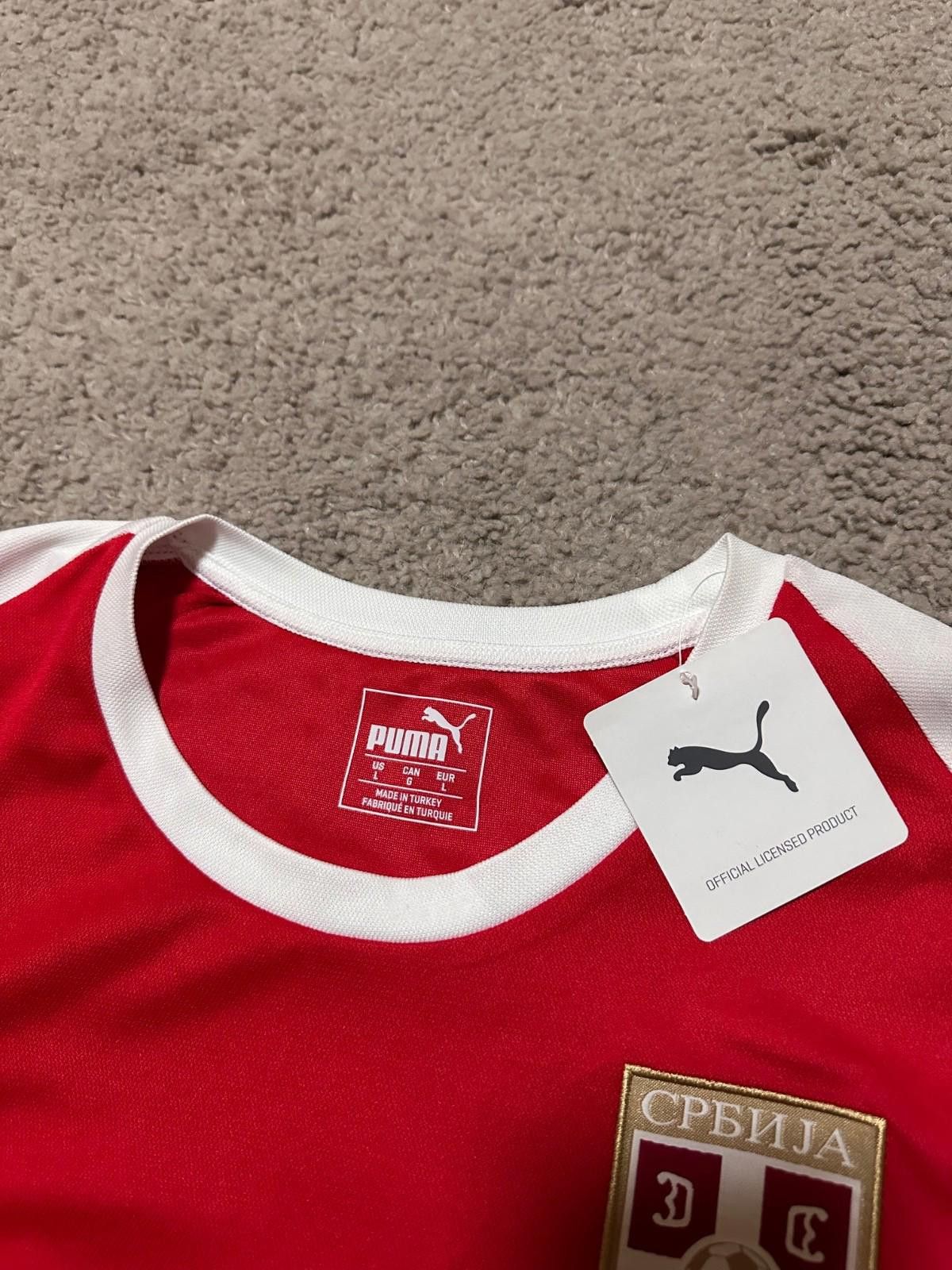 Puma NWT Serbia 2018 2020 Home Football Shirt Soccer Jersey Puma Size ONE SIZE - 4 Thumbnail