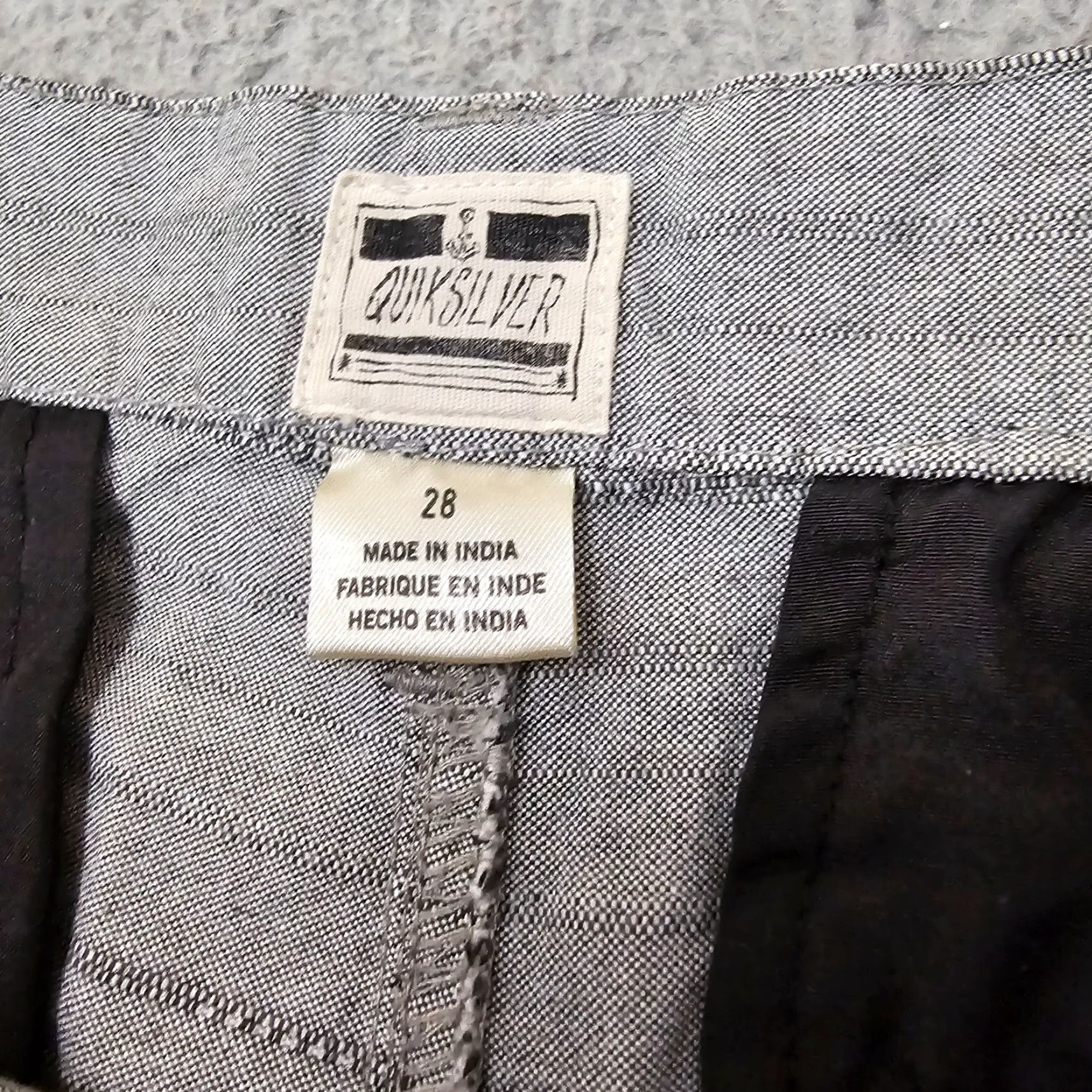 Quiksilver Quiksilver Shorts Mens Size 28 Grey Hybrid Amphibian Chino Skate Golf Casual Size US 28 / EU 44 - 4 Thumbnail