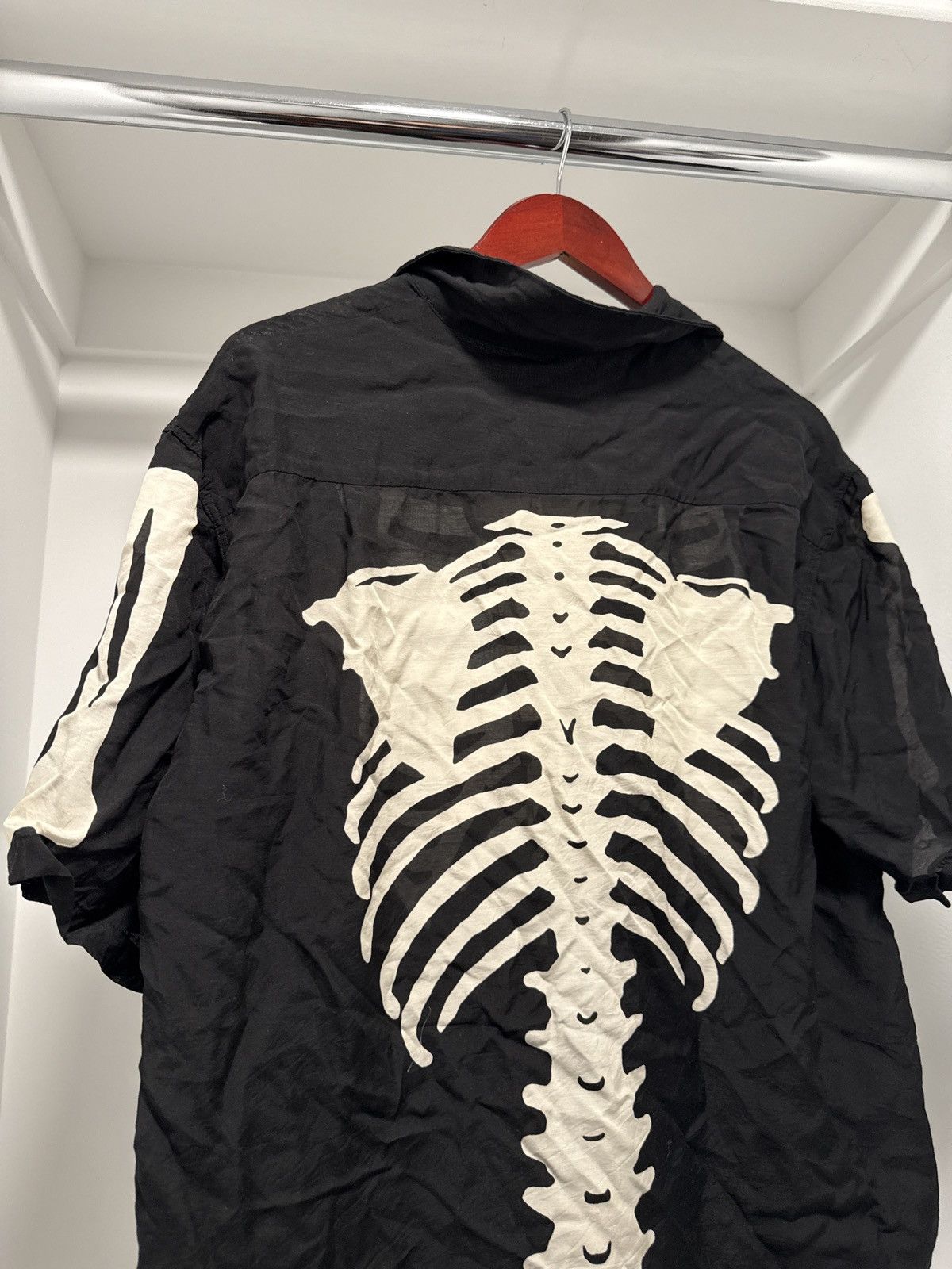 Kapital Laptop Black Skeleton Button Up Short Sleeve Size US XL / EU 56 / 4 - 6 Thumbnail