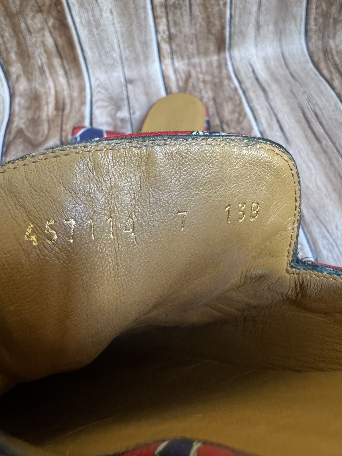Gucci Rhombus Royal princetown mules Size US 8.5 / EU 41-42 - 10 Thumbnail