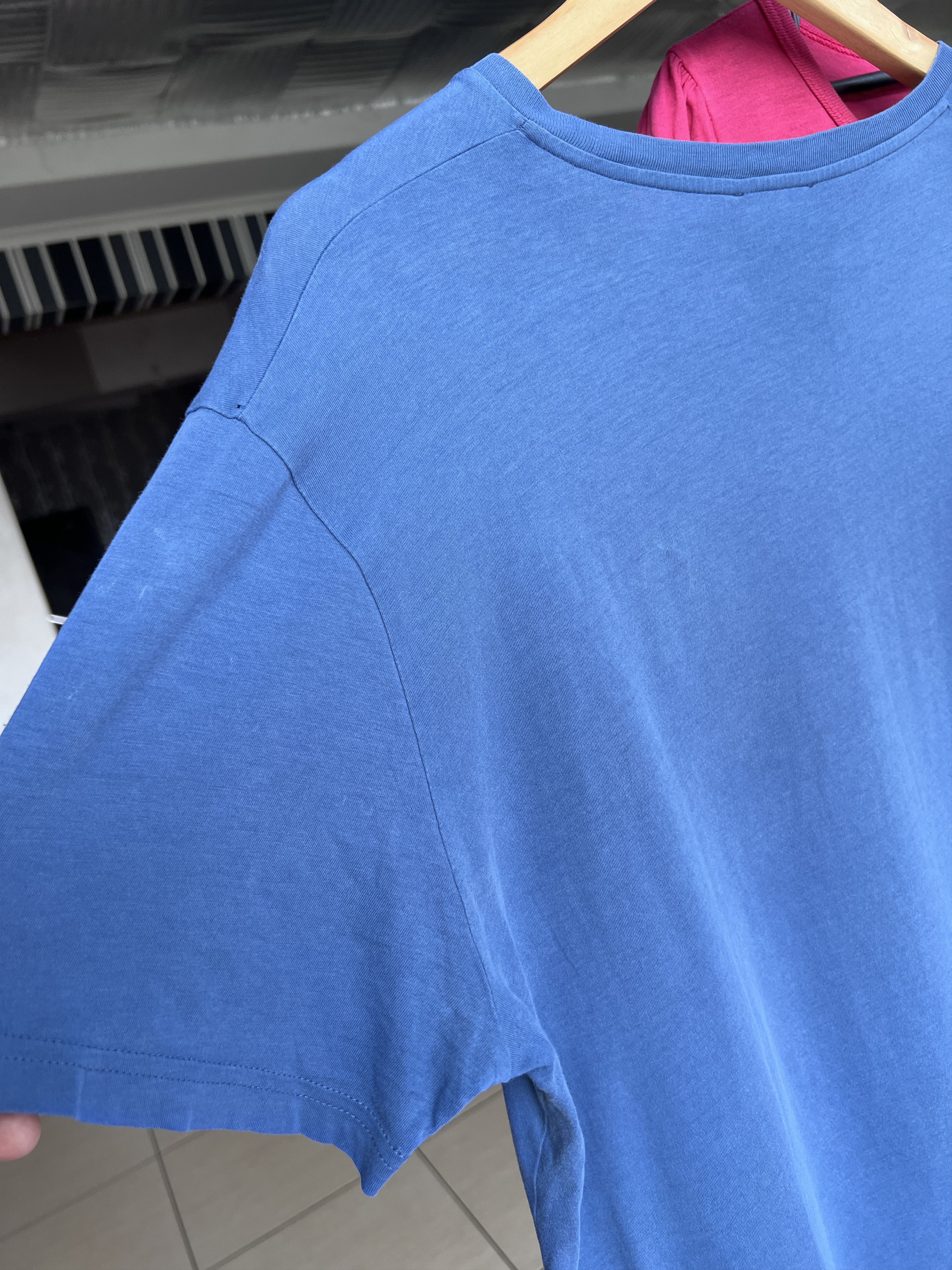 Vintage Vivienne Westwood Vintage Small Logo Blue Distressed Tee Size US XL / EU 56 / 4 - 24 Thumbnail