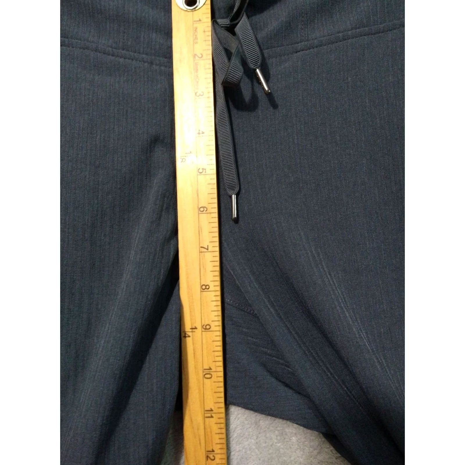 Athleta Athleta Pants Womens 4 Gray Stripe Midtown Trouser Pull On Stretch | Jogger Style | Casual | Regular Fit | 28.5 in Inseam | Gray Size 27" / US 4 / IT 40 - 4 Thumbnail
