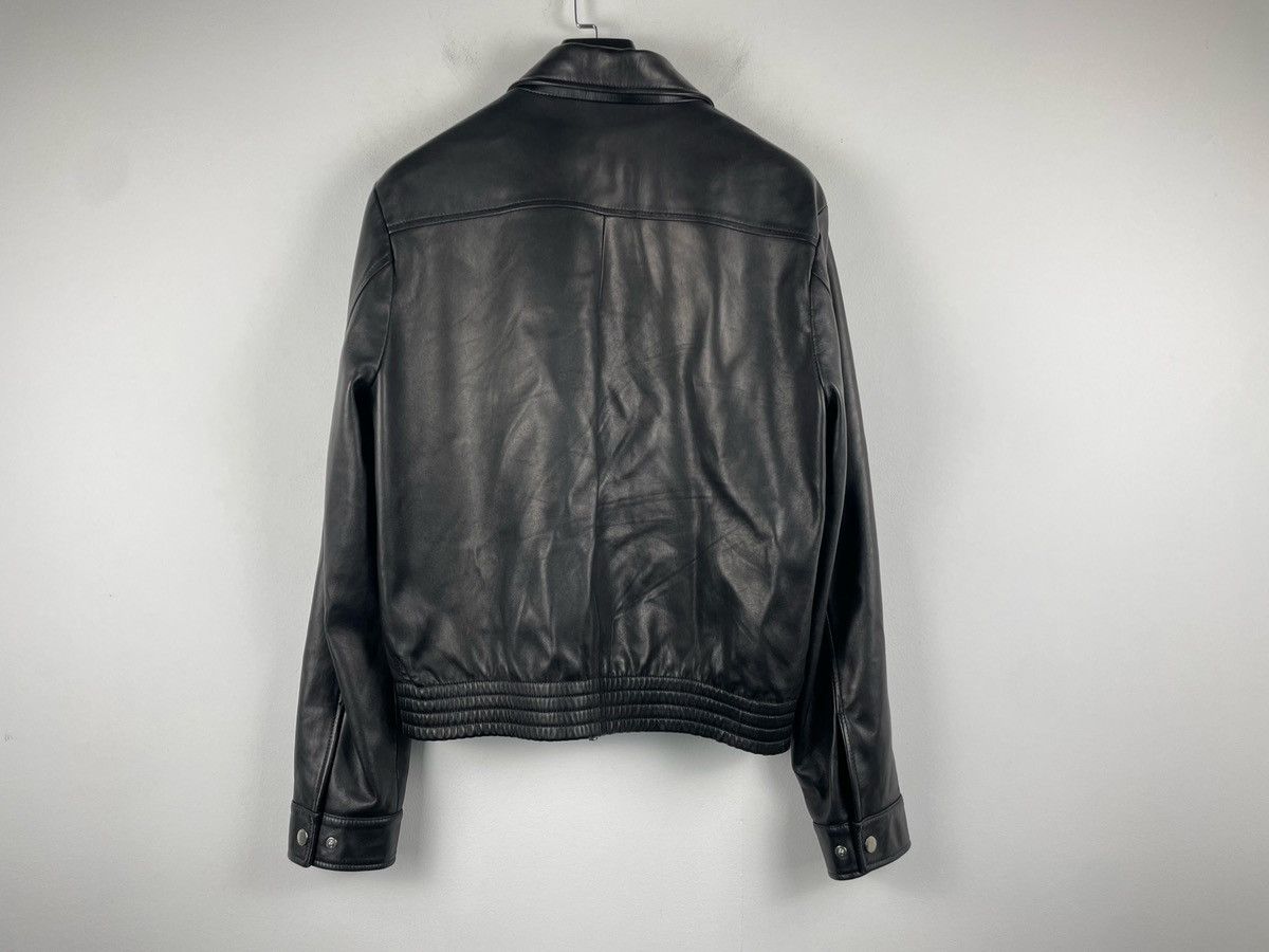 Amiri AMIRI Embroidered Collar Leather Jacket Size US M / EU 48-50 / 2 - 8 Thumbnail