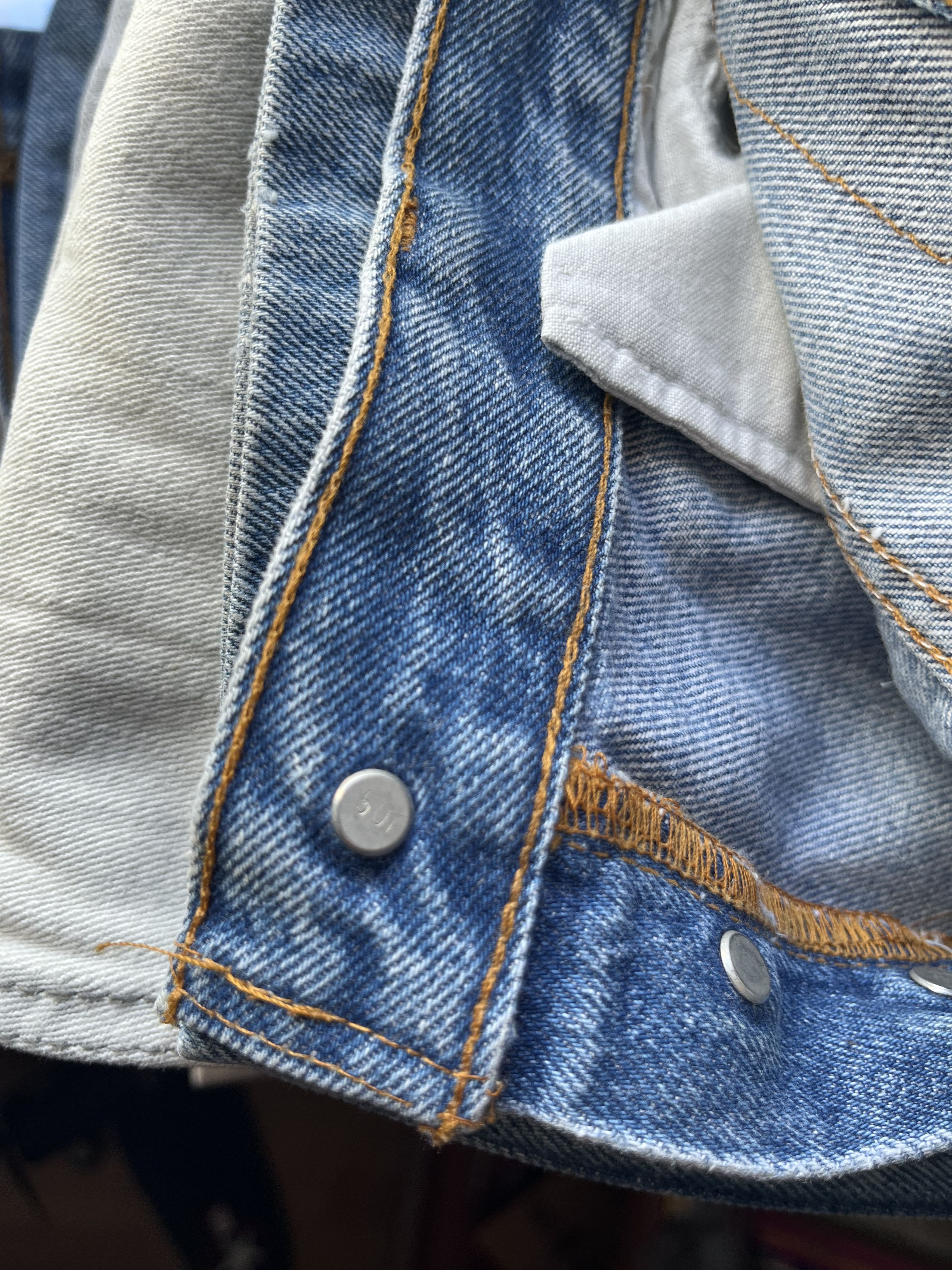 Levi's Levi’s 501 Men’s Jeans W34 L30 – Made in USA 1980s – Vintage Size US 34 / EU 50 - 9 Thumbnail