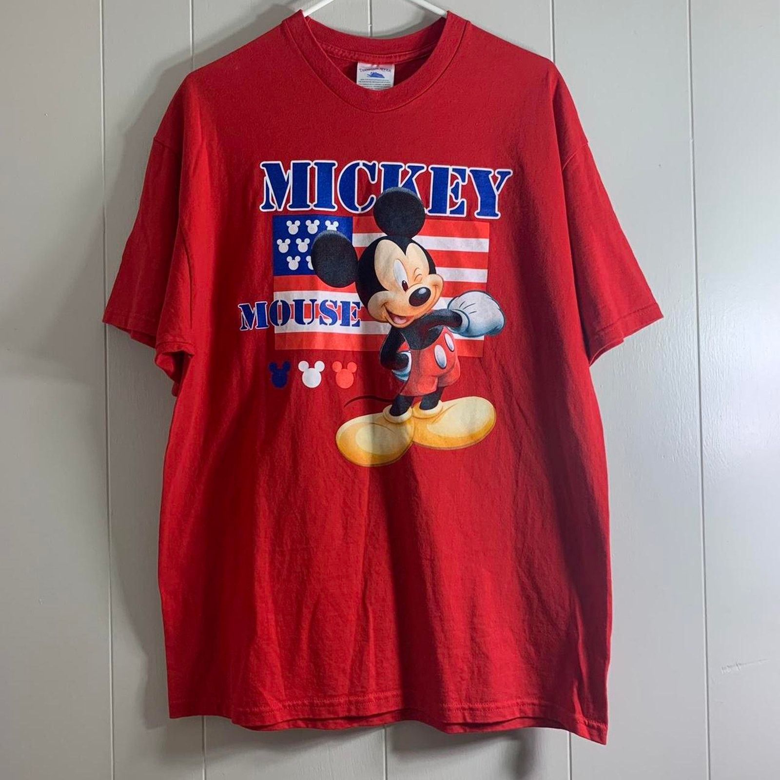 Disney vintage Y2K 2000s MICKEY MOUSE 4TH OF JULY graphic tee shirt Size US L / EU 52-54 / 3 - 2 Thumbnail