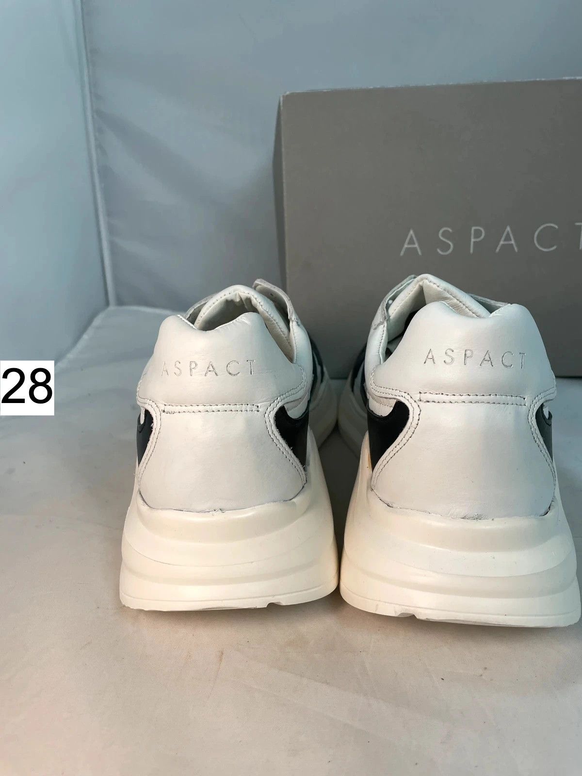 Another Aspect Aspact White Sneakers Size US 11.5 / EU 44-45 - 2 Thumbnail