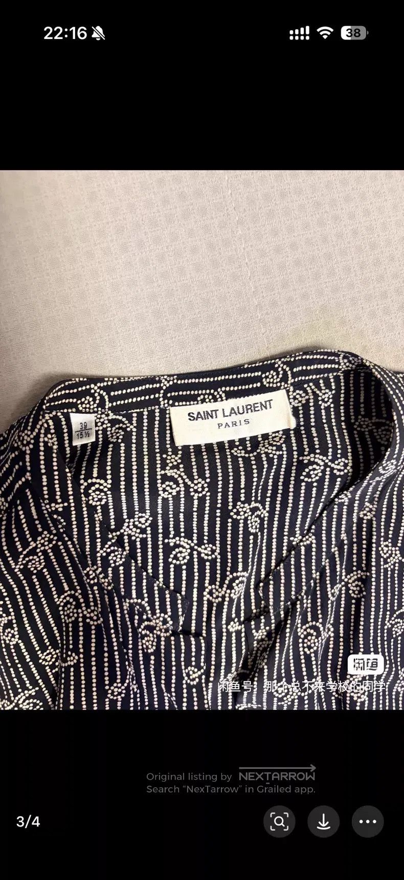 Saint Laurent Paris #REF! Size US S / EU 44-46 / 1 - 3 Thumbnail