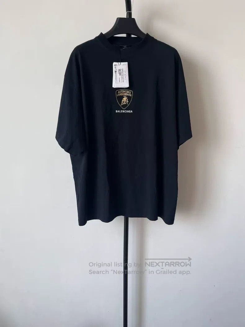 Balenciaga Balenciaga Car Logo Printed Short Sleeve T-Shirt Size US S / EU 44-46 / 1 - 1 Thumbnail