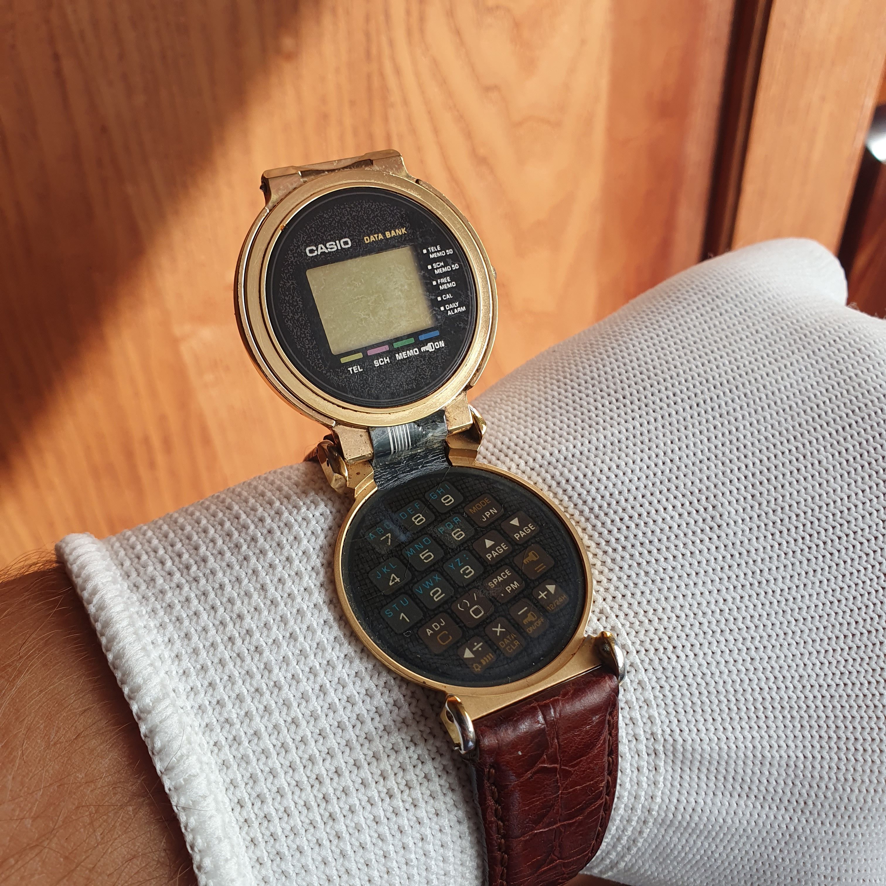 Casio Japanese Brand Vintage Rare 80s Casio Flip Top Data Bank vintage Watch Japan Grailed