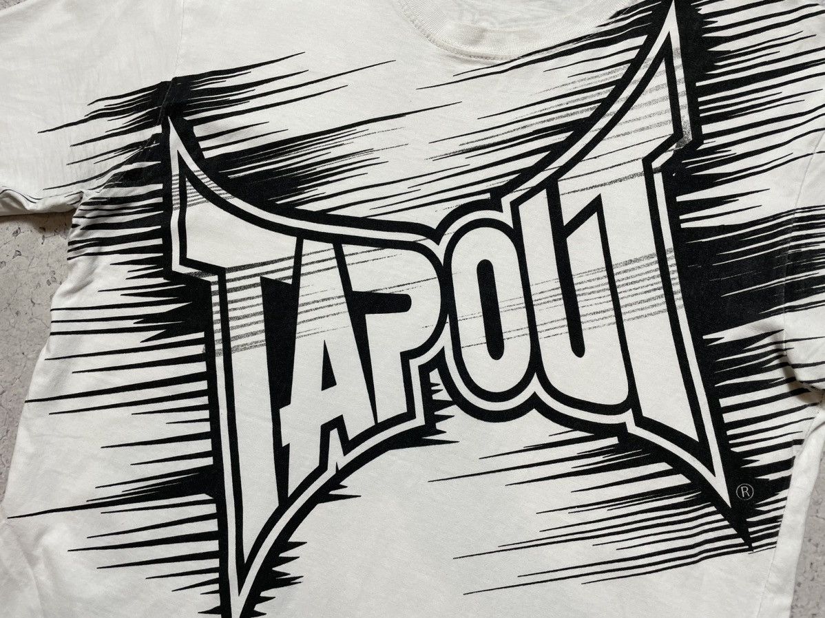Tapout Vintage Tapout Big Logo White Y2K T-Shirt Size US L / EU 52-54 / 3 - 6 Thumbnail