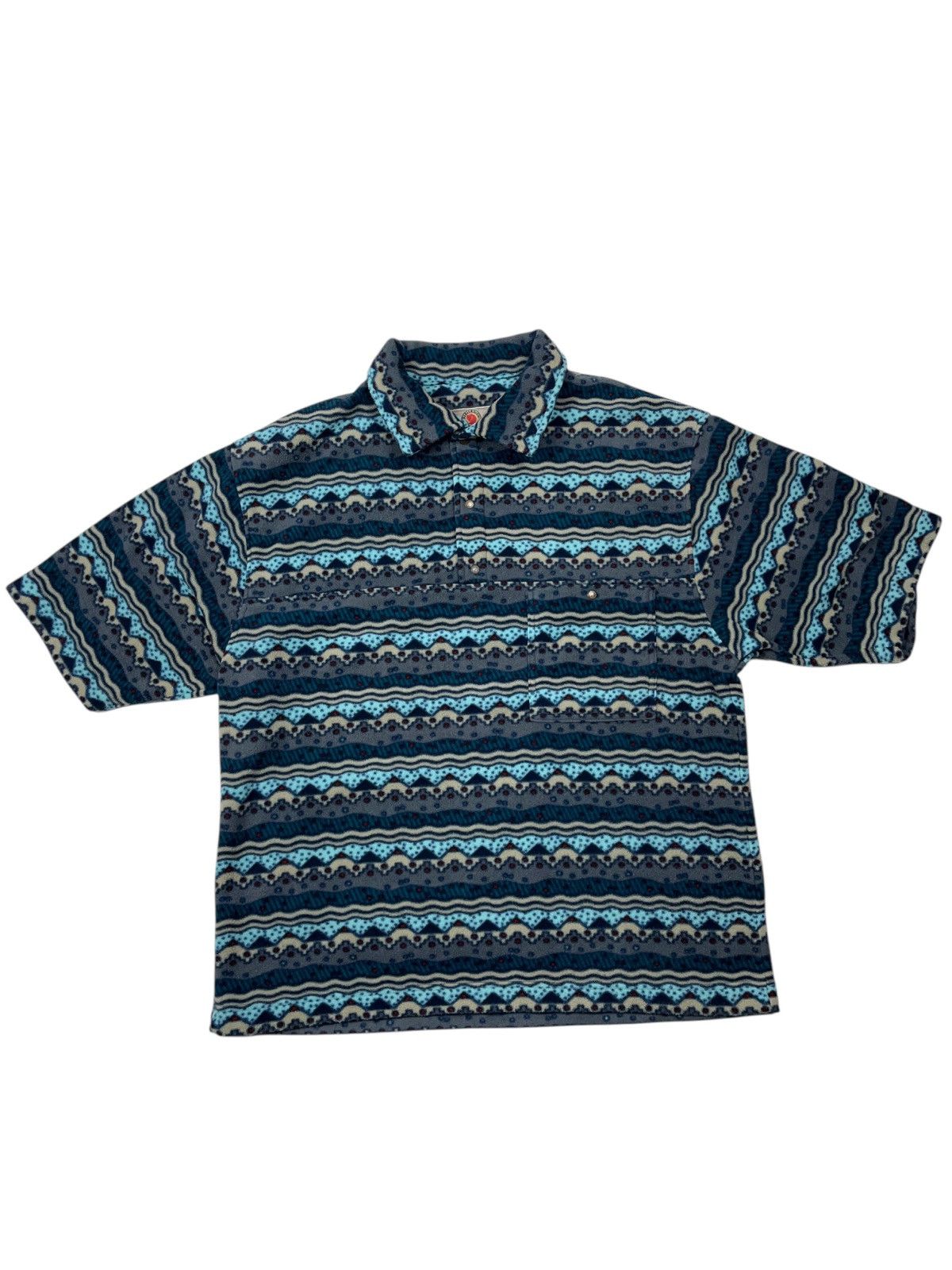Fjallraven Vintage Fjallraven Fleece Polo Shirt Synchilla Polartec Size US M / EU 48-50 / 2 - 1 Thumbnail