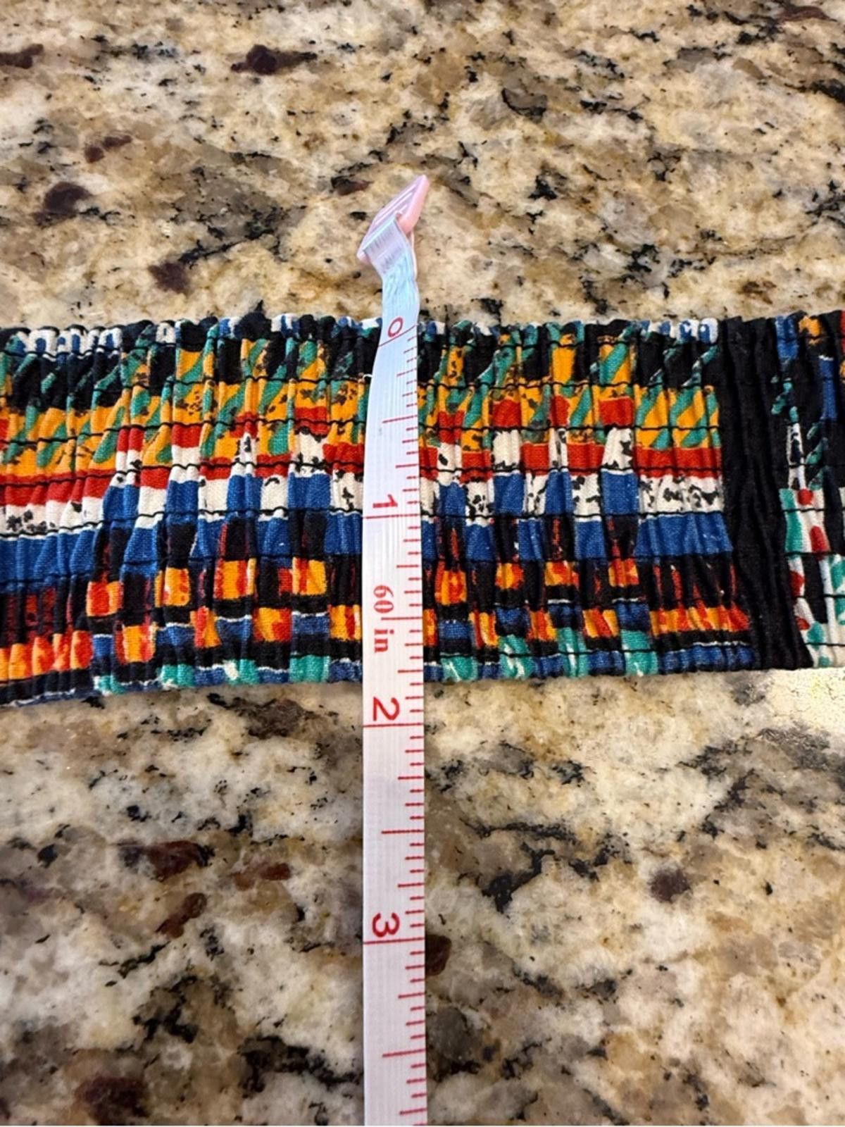 Other Boho multicolored versatile stretch belt gold tone hooks Size ONE SIZE - 6 Thumbnail