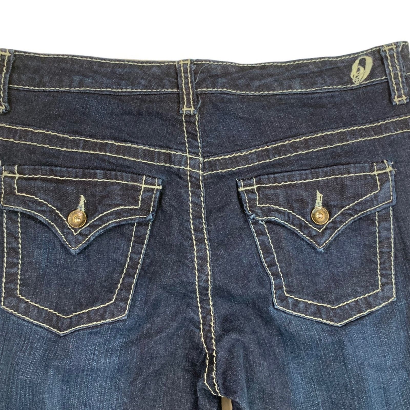 Nine West Nine West Womens Jeans Cropped Stretch zip ankle Sz 10 Size 32" / US 10 / IT 46 - 1 Thumbnail