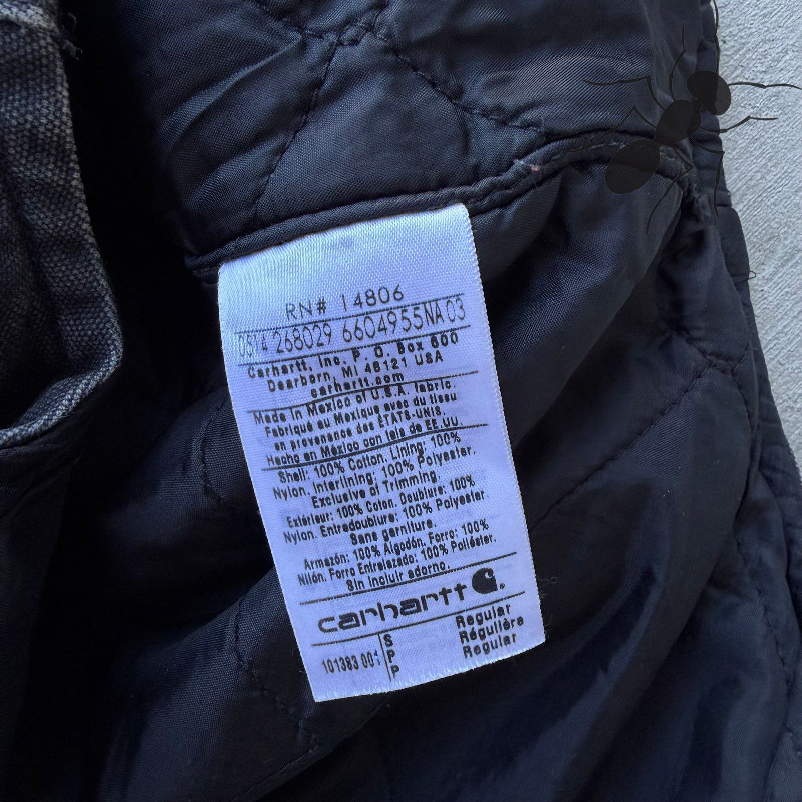 Carhartt × Vintage Carhartt faded black quilted work wear vest Size US S / EU 44-46 / 1 - 3 Thumbnail
