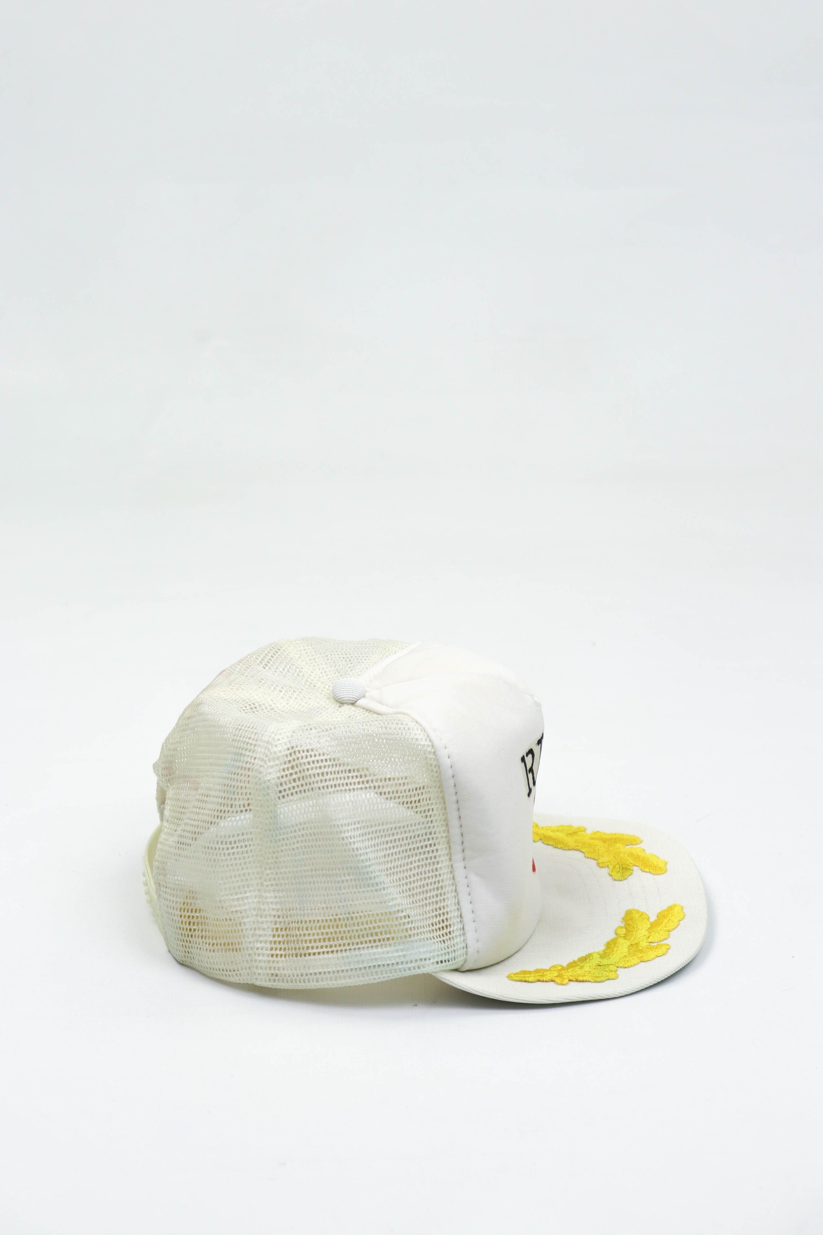 Vintage 80-90s Vintage RIGGS White Trucker Cap Hat Size ONE SIZE - 3 Thumbnail
