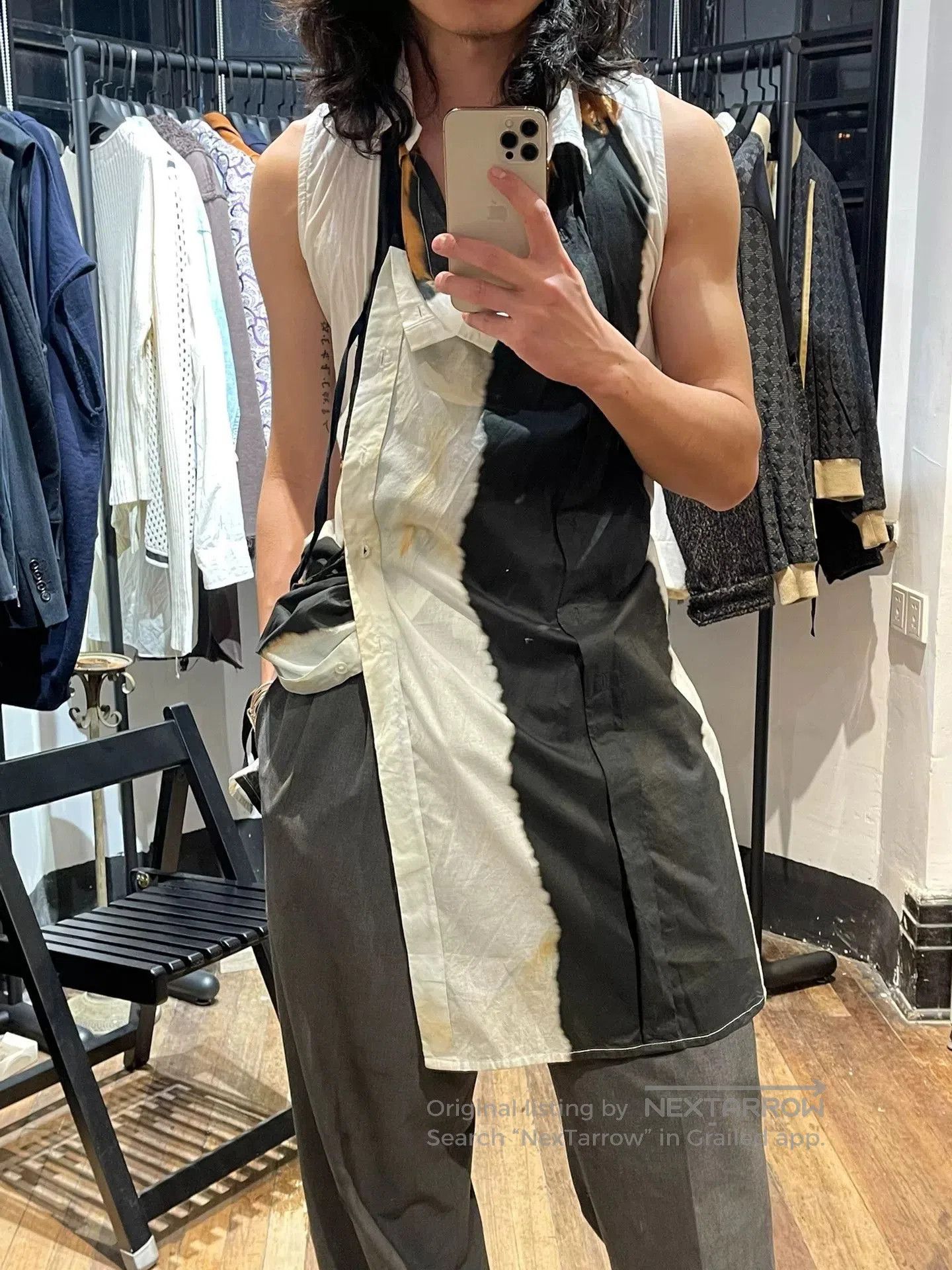 Ann Demeulemeester Ann Demeulemeester Watercolor Double. Size XS / US 0-2 / IT 36-38 - 1 Thumbnail