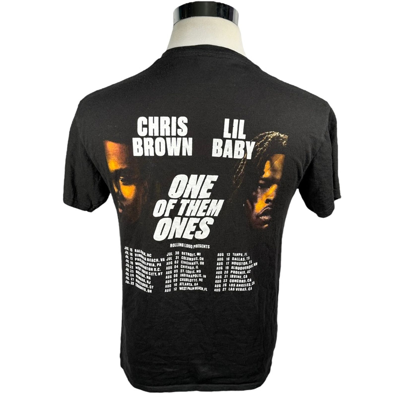 Delta Chris Brown Lil Baby Mens One Of Those Ones T-Shirt Black M Size US M / EU 48-50 / 2 - 2 Preview