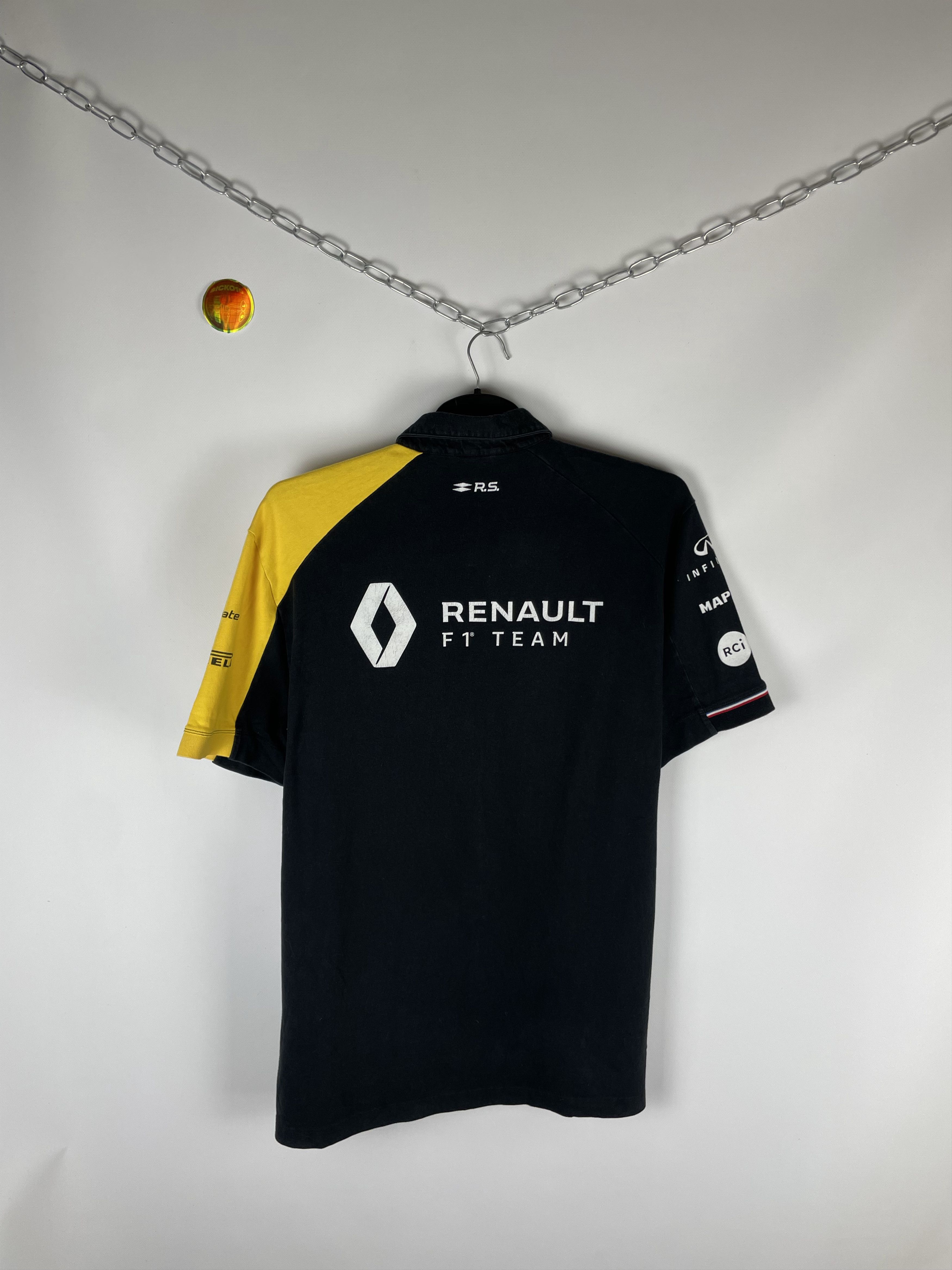 Vintage Le Coq Sportif Vintage Infiniti Renault F1 Team Polo Shirt Size US XXL / EU 58 / 5 - 10 Thumbnail
