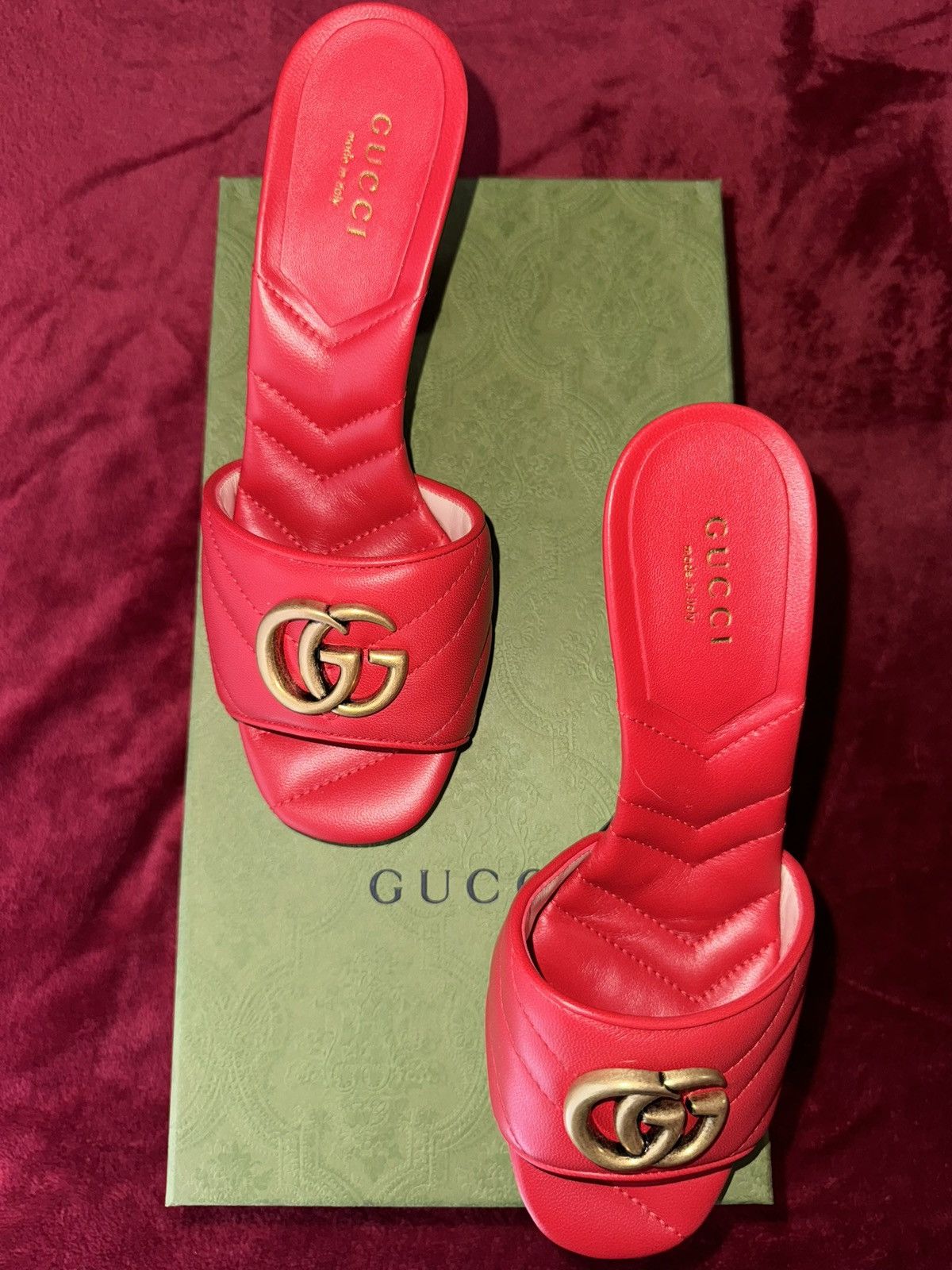 Gucci Gucci Women Marmont Sandal Size US 5 / IT 35 - 5 Thumbnail