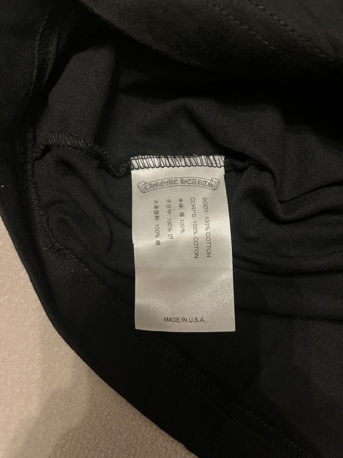 Chrome Hearts Chrome Hearts scroll tee Size US M / EU 48-50 / 2 - 7 Thumbnail