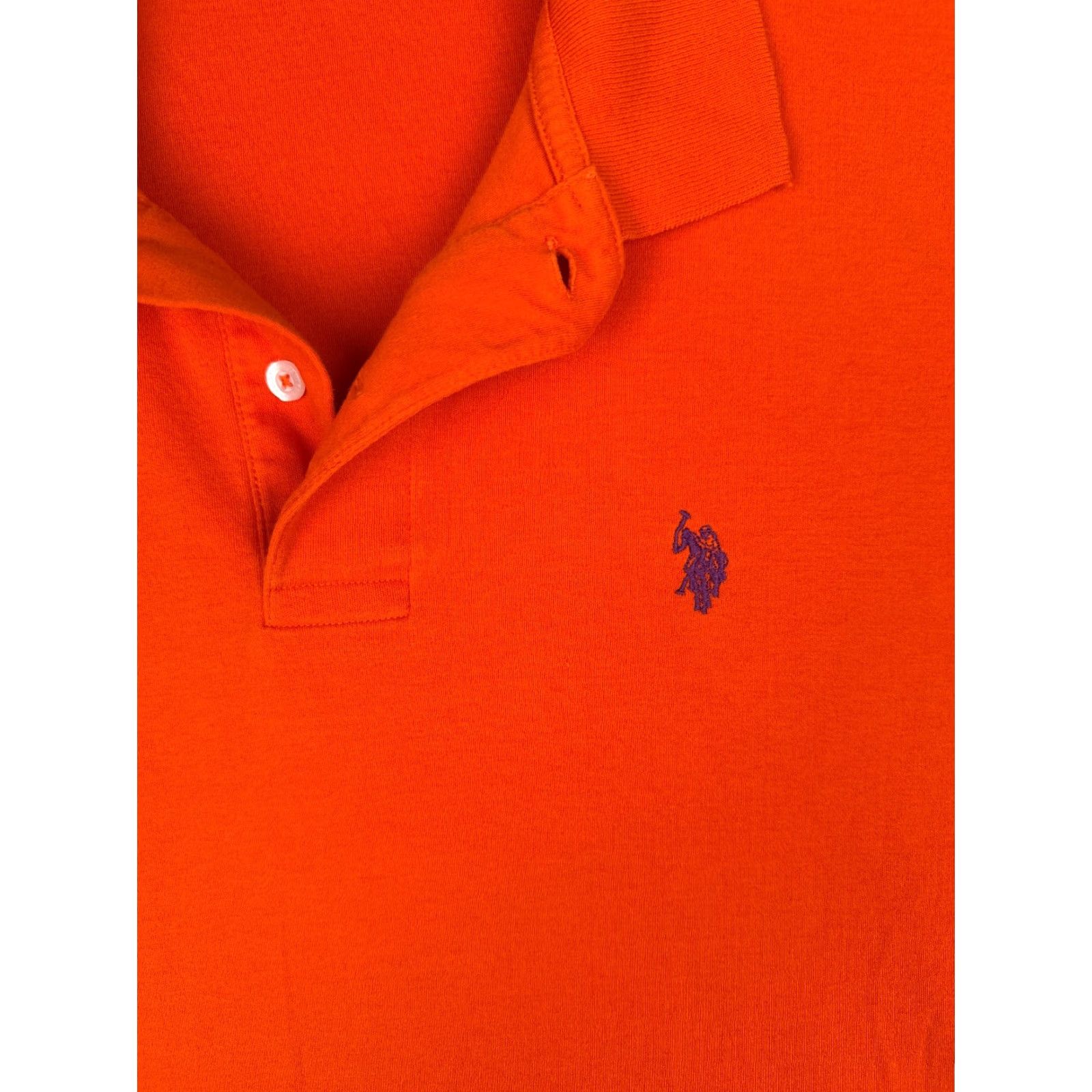Ralph Lauren Polo Ralph Lauren Shirt Men Extra Large Orange 100% Pima Cotton Golfer Size US XL / EU 56 / 4 - 6 Thumbnail