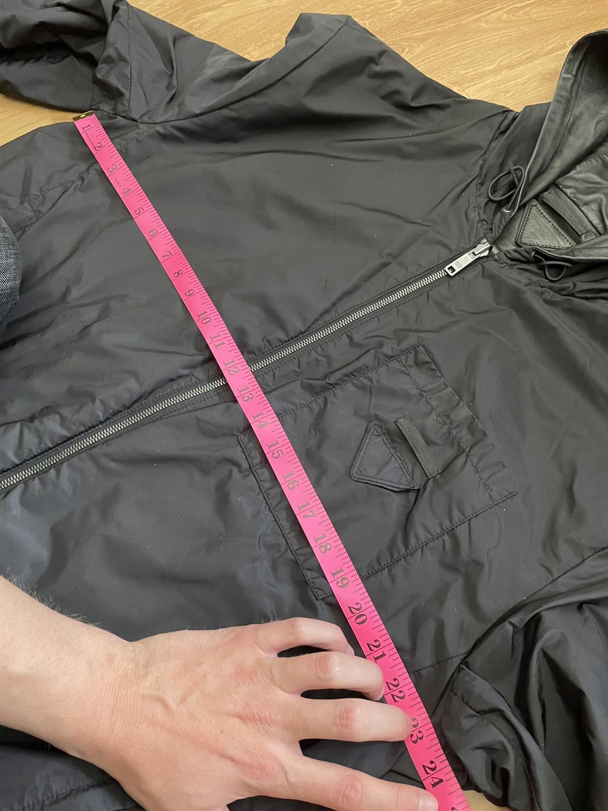 Prada Prada reversible leather/ nylon jacket Size US L / EU 52-54 / 3 - 13 Thumbnail