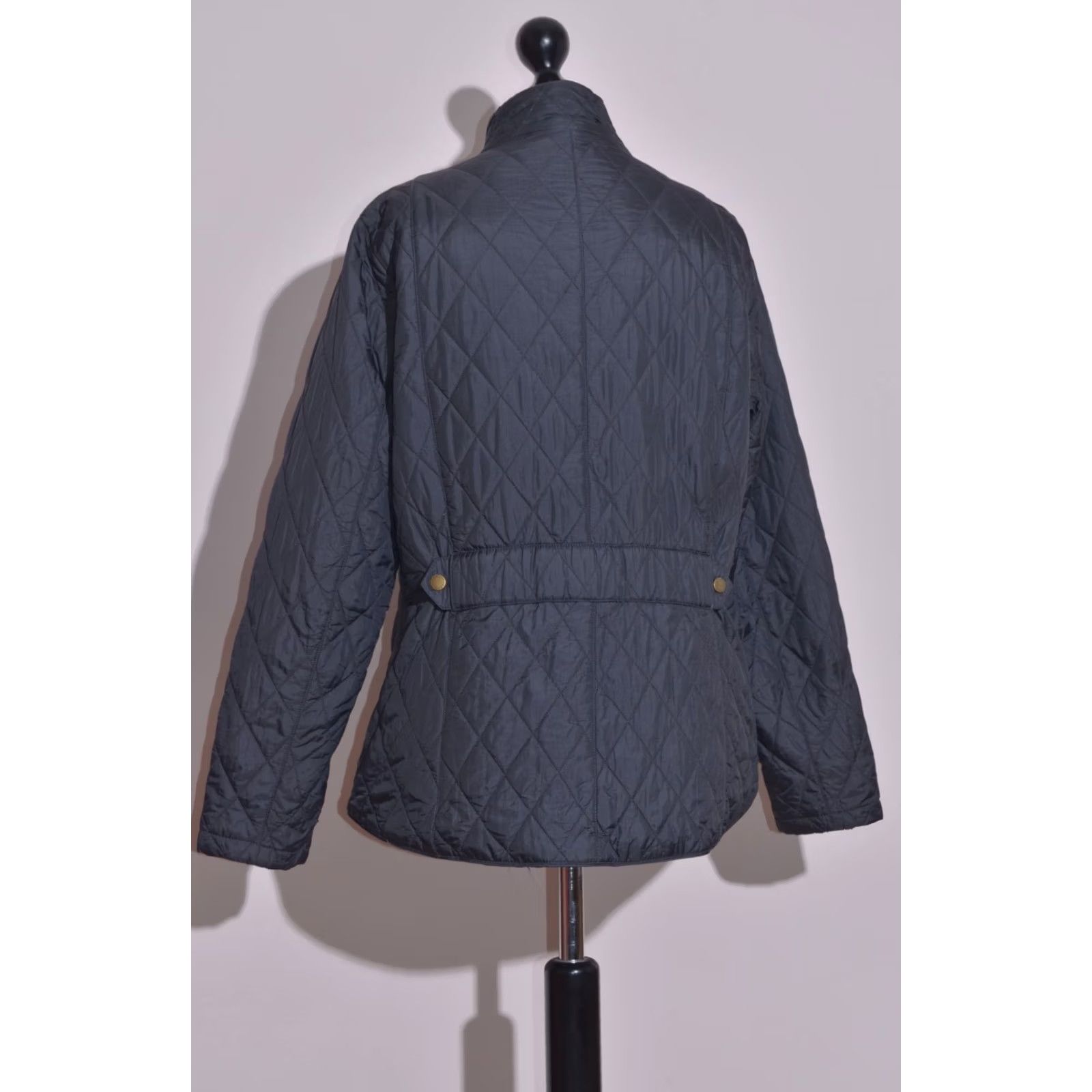 Barbour Barbour Flyweight Cavalry Quilt Jacket Women Dark Grey Lightweight Coat UK18 Size XXL / US 16-18 / IT 52-54 - 6 Thumbnail