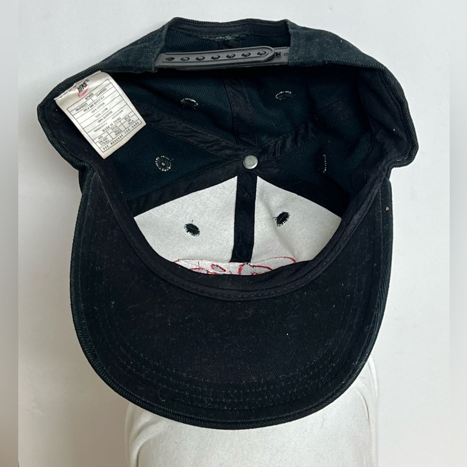 Nike Vintage 90’s Nike Air SnapBack Hat Script LOGO Swoosh PIPPEN Size ONE SIZE - 5 Thumbnail