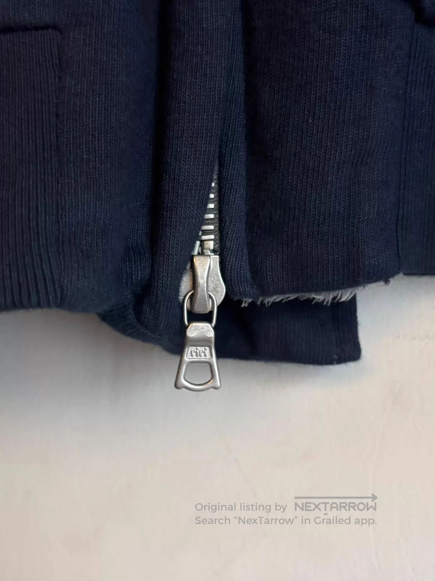 Dries Van Noten Blue Asymmetric Zip Light Jacket. Size US M / EU 48-50 / 2 - 4 Thumbnail