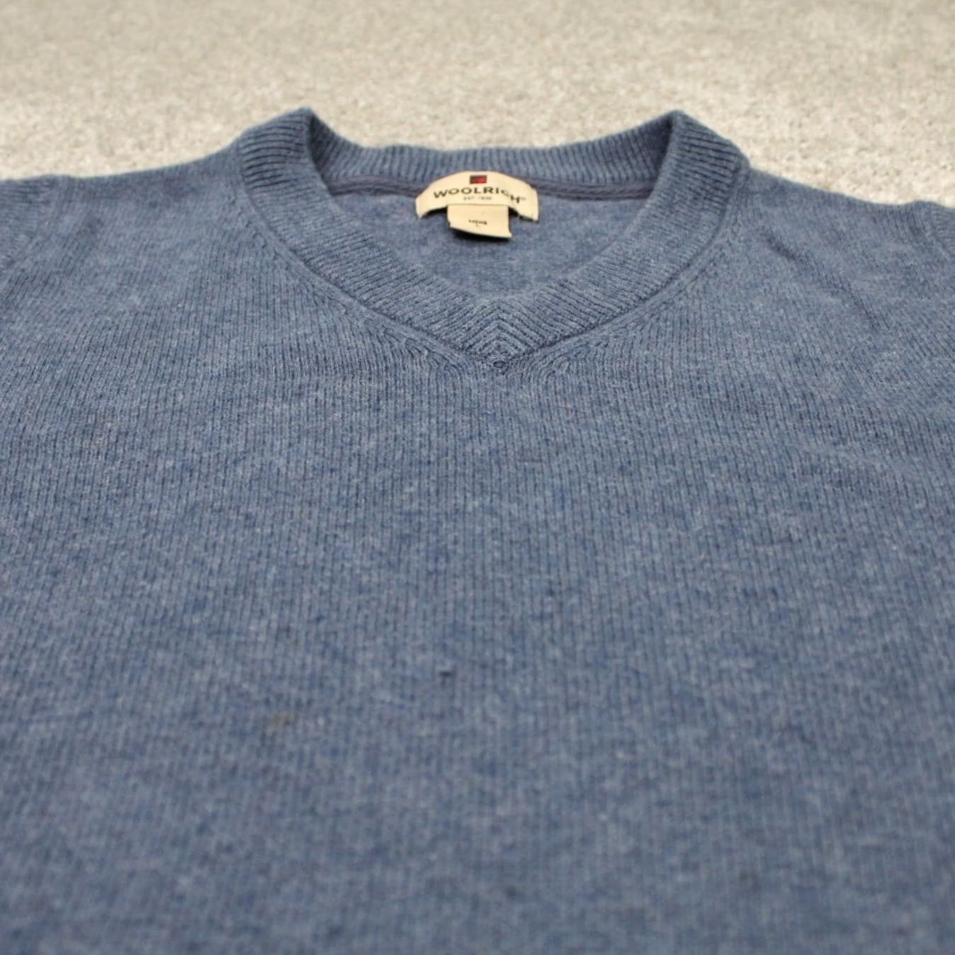 Vintage Woolrich Sweater Vest Mens Large Blue Cotton/Lambswool V-Neck Soft Pullover Vest Mens Large Blue Woolrich Sweater Vest Size US L / EU 52-54 / 3 - 4 Thumbnail