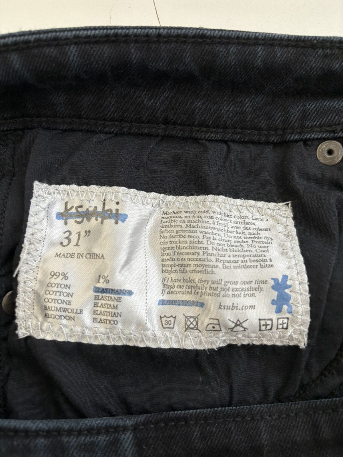 Ksubi Ksubi 31” Navy Denim Size US 31 - 3 Thumbnail